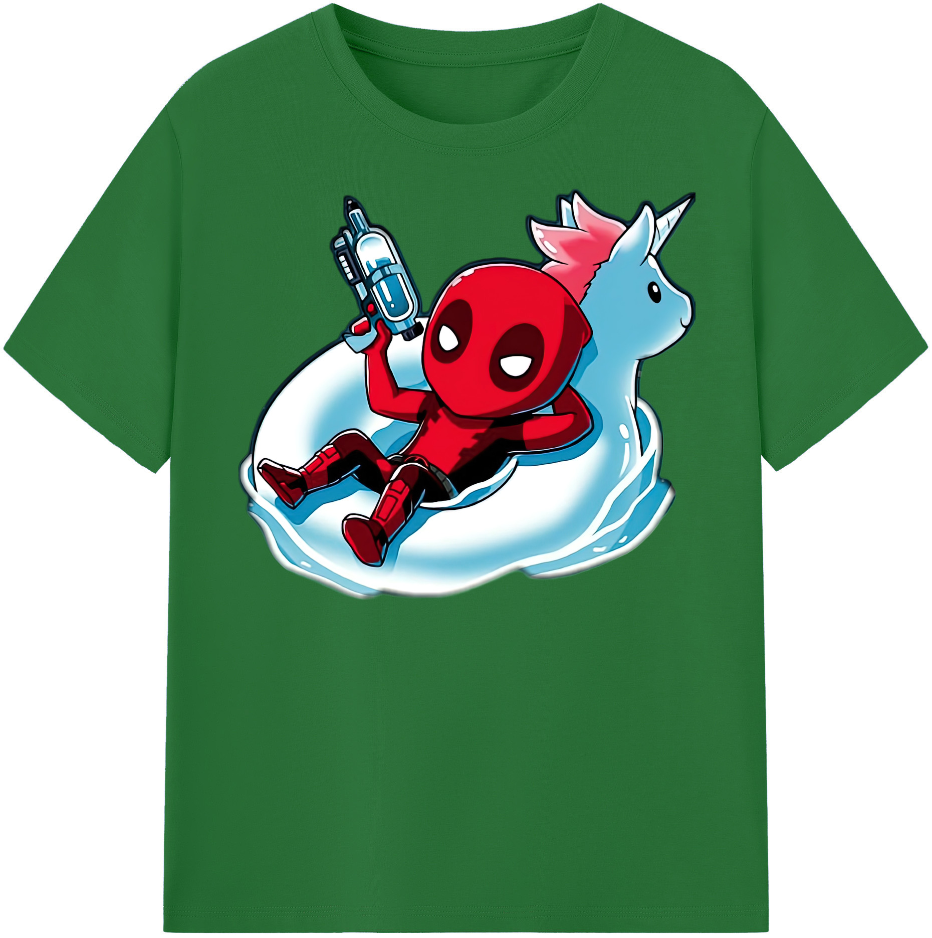 （画像用） Deadpool デッドプール 綿100％半袖Tシャツ（フロントプリント）
