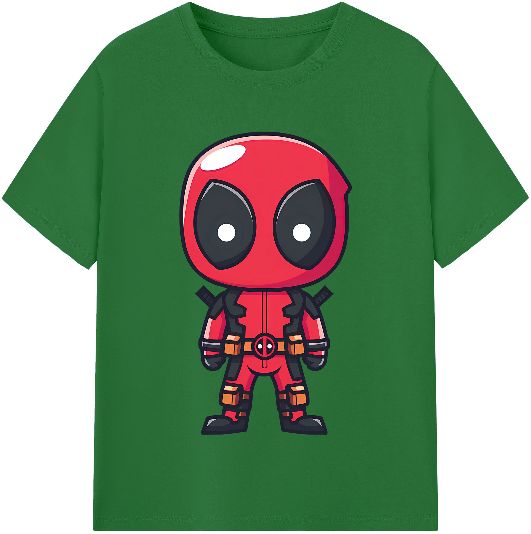 （画像用） Deadpool デッドプール 綿100％半袖Tシャツ（フロントプリント）