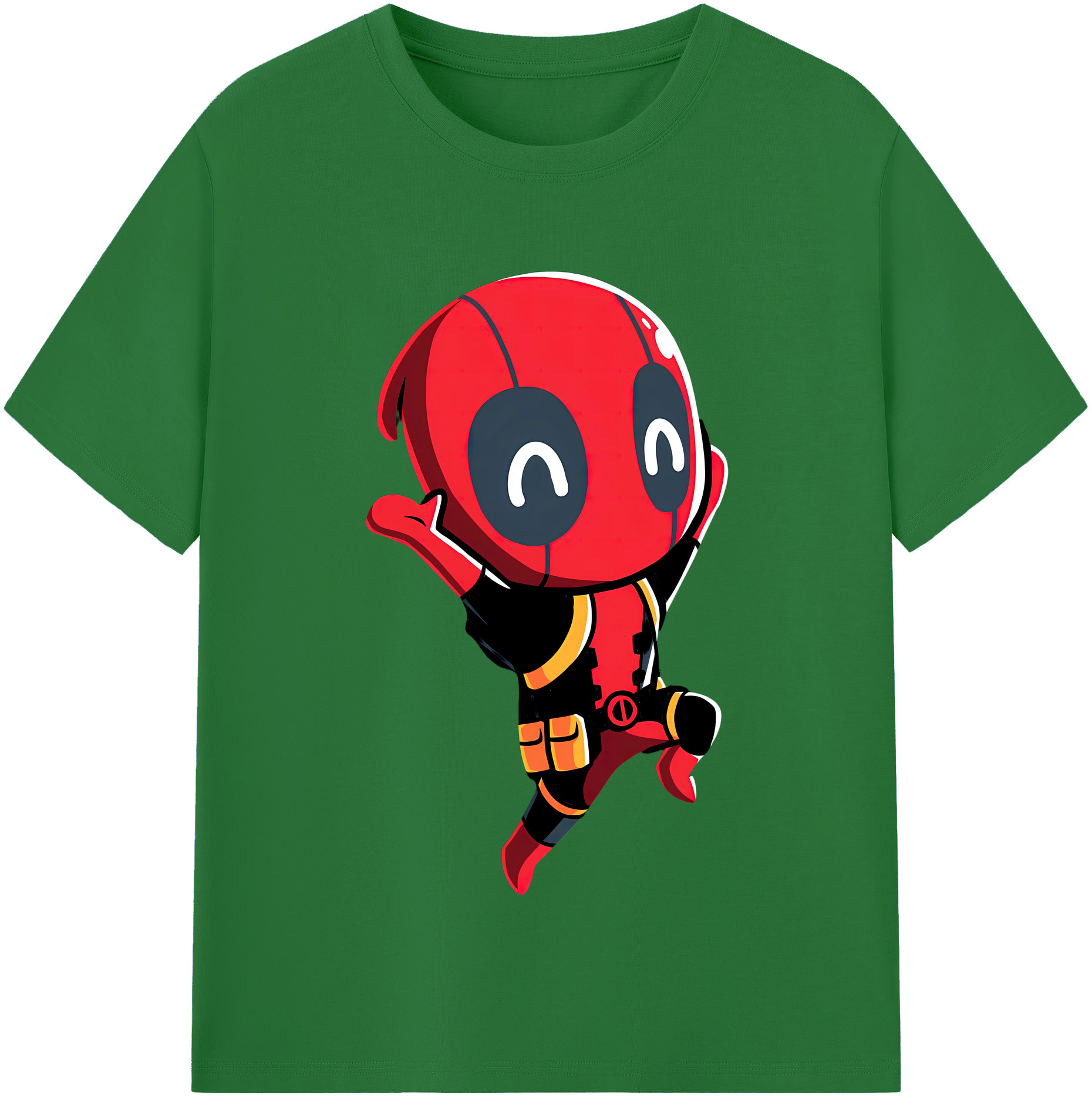 （画像用） Deadpool デッドプール 綿100％半袖Tシャツ（フロントプリント）