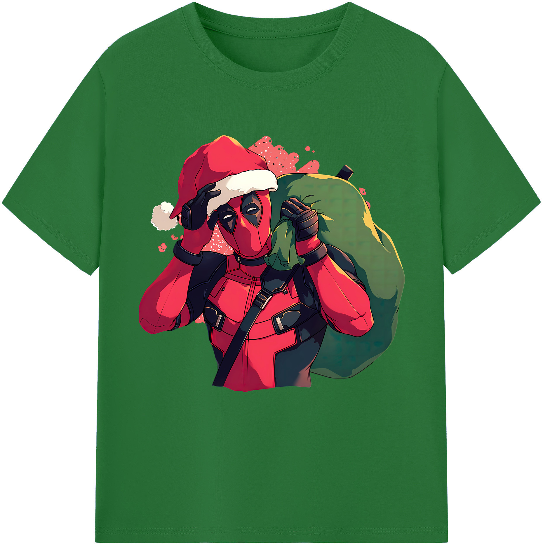 （画像用） Deadpool デッドプール 綿100％半袖Tシャツ（フロントプリント）