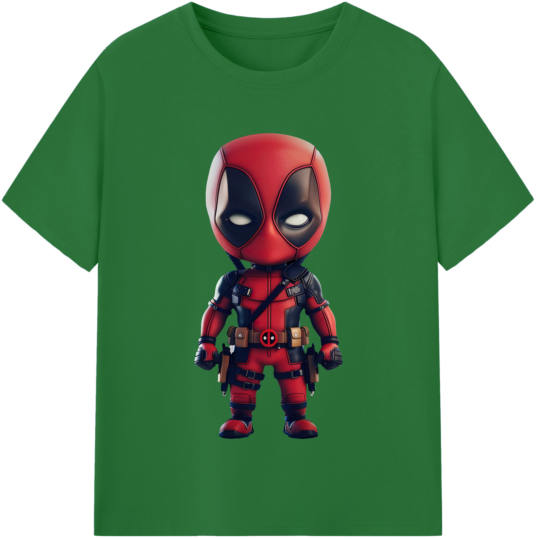 （画像用） Deadpool デッドプール 綿100％半袖Tシャツ（フロントプリント）