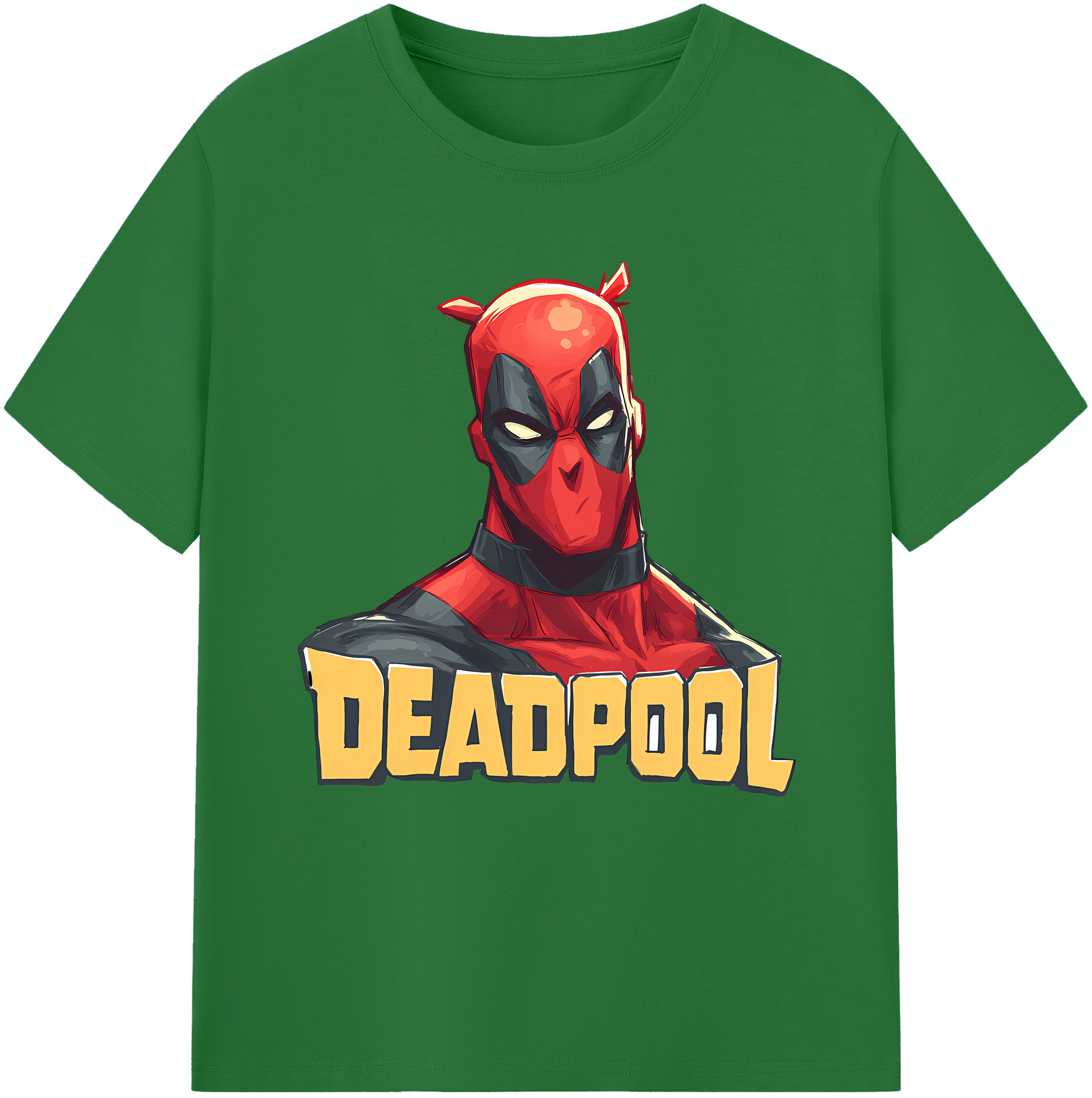 （画像用） Deadpool デッドプール 綿100％半袖Tシャツ（フロントプリント）