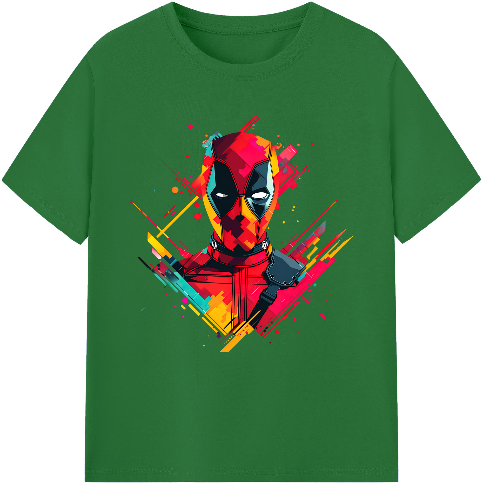 （画像用） Deadpool デッドプール 綿100％半袖Tシャツ（フロントプリント）