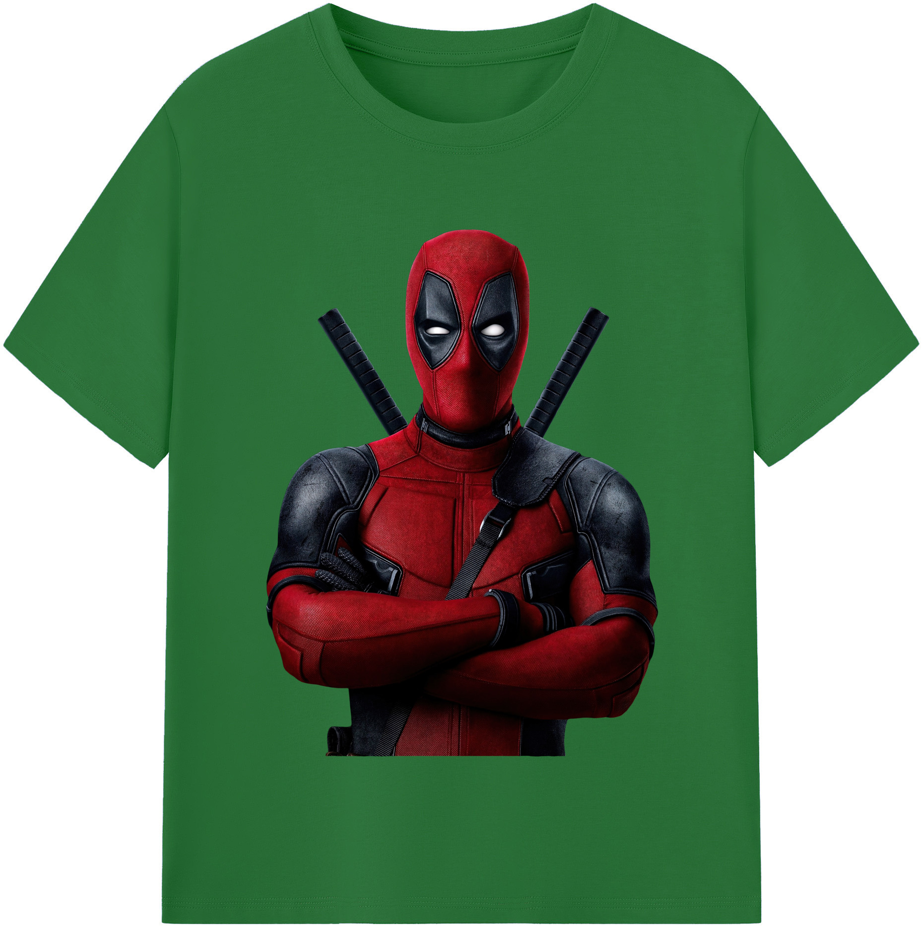 （画像用） Deadpool デッドプール 綿100％半袖Tシャツ（フロントプリント）