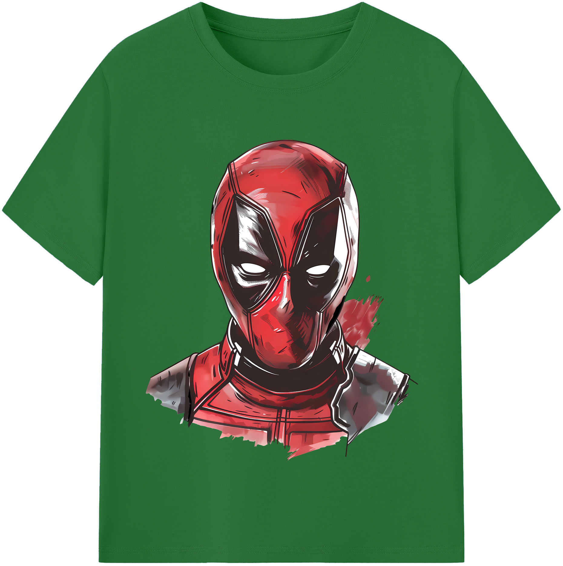 （画像用） Deadpool デッドプール 綿100％半袖Tシャツ（フロントプリント）
