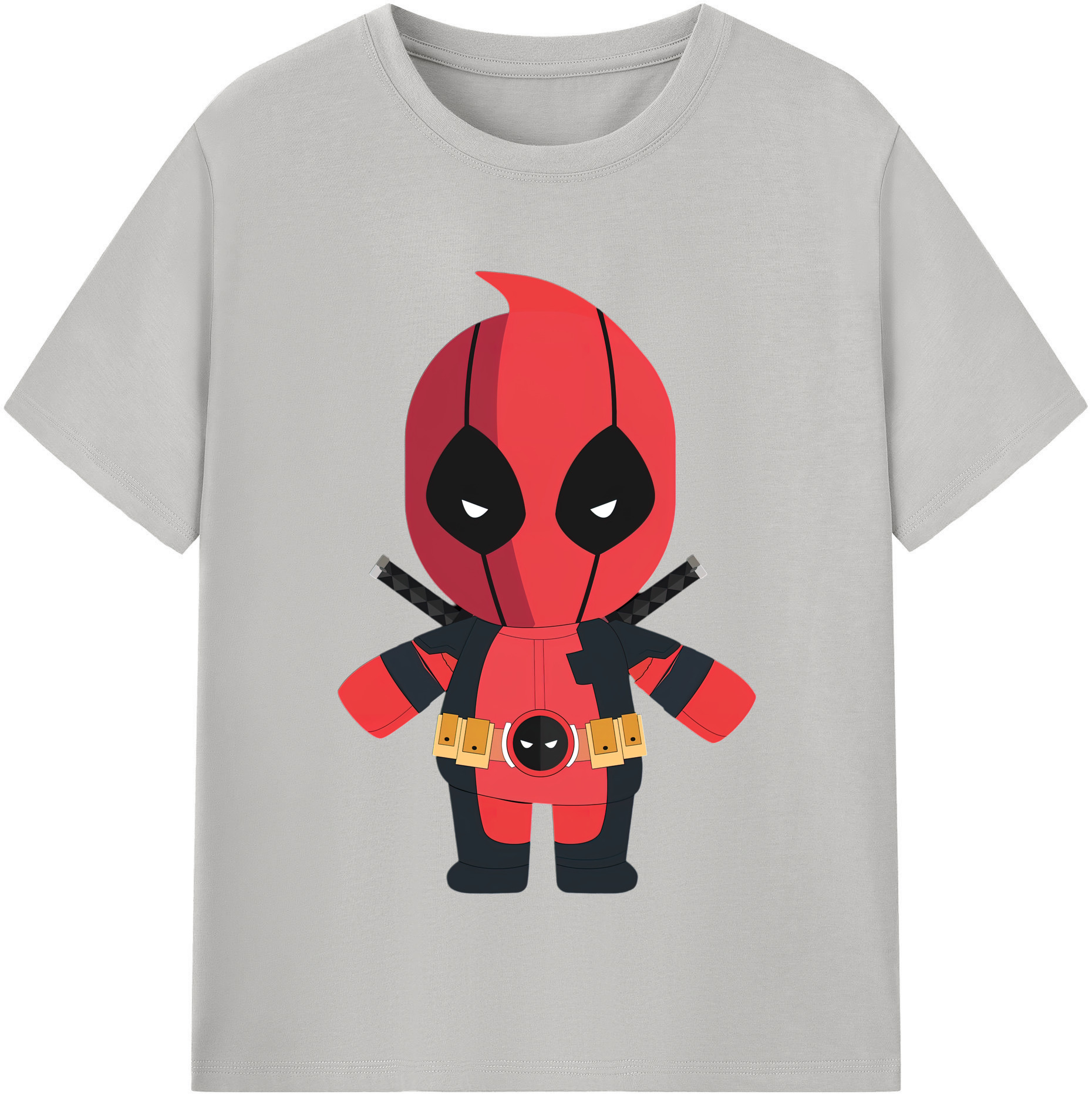 （画像用） Deadpool デッドプール 綿100％半袖Tシャツ（フロントプリント）