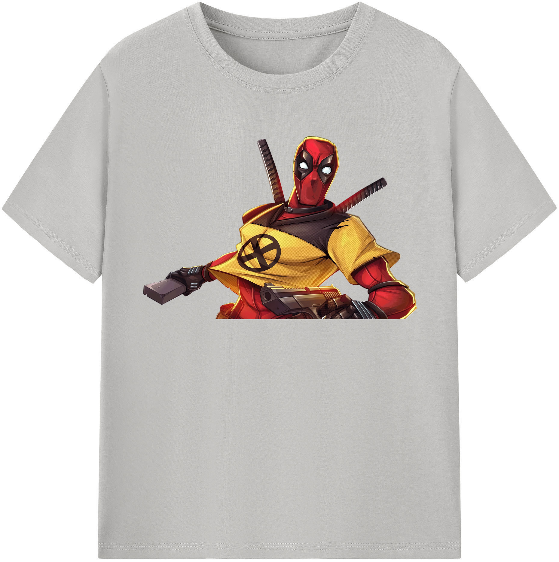 （画像用） Deadpool デッドプール 綿100％半袖Tシャツ（フロントプリント）