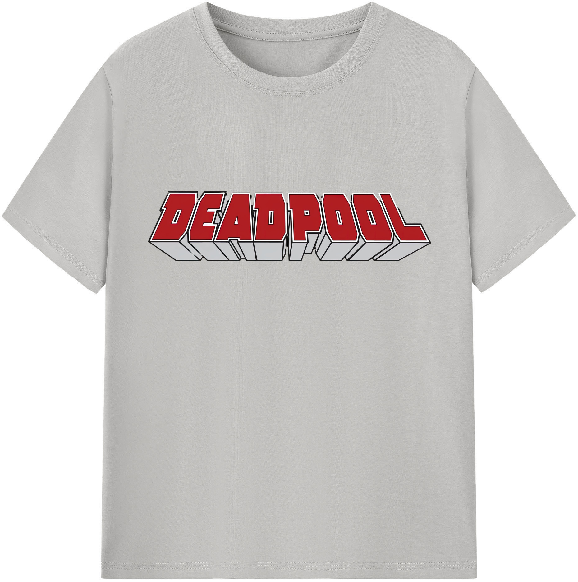 （画像用） Deadpool デッドプール 綿100％半袖Tシャツ（フロントプリント）