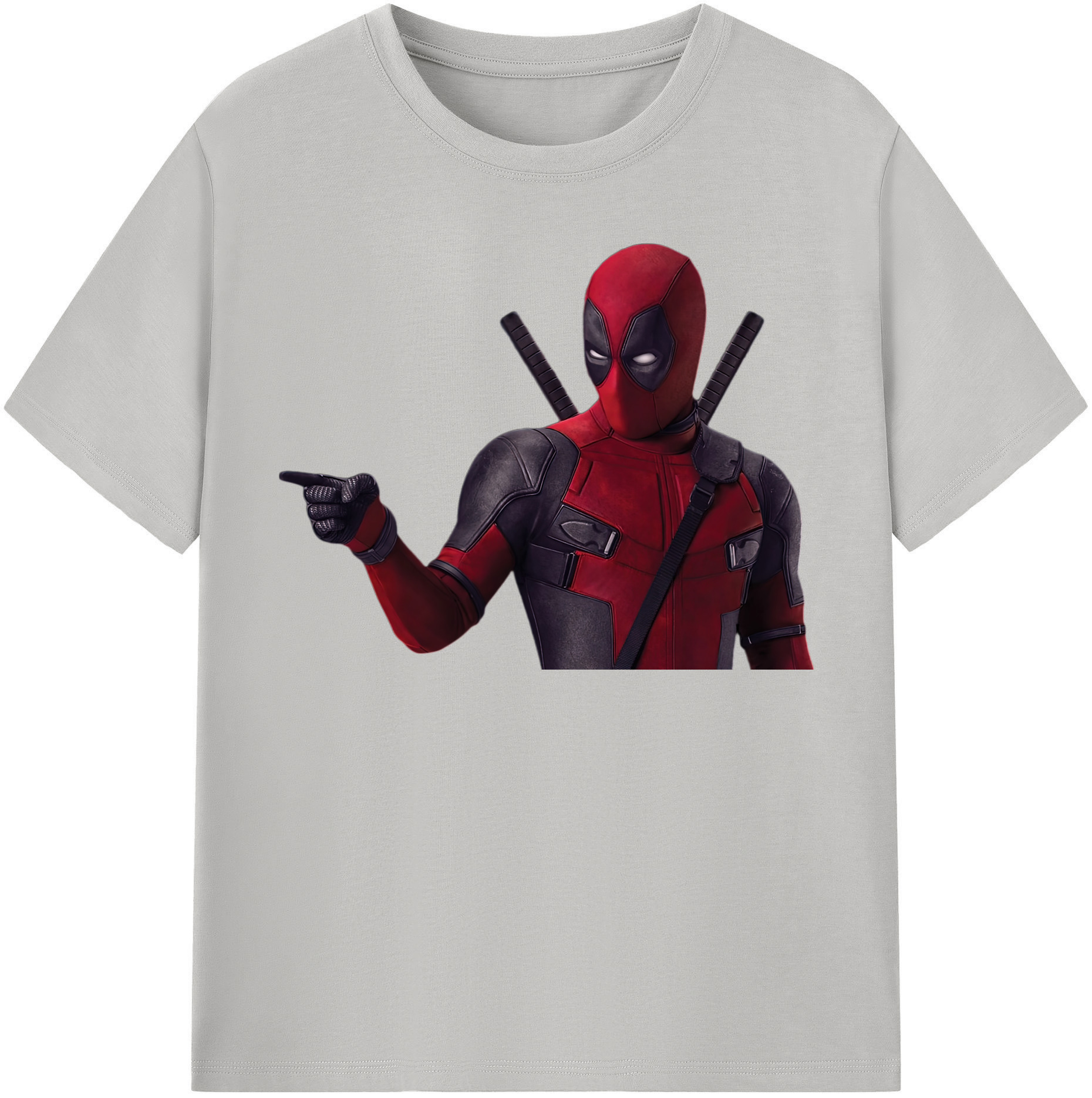（画像用） Deadpool デッドプール 綿100％半袖Tシャツ（フロントプリント）