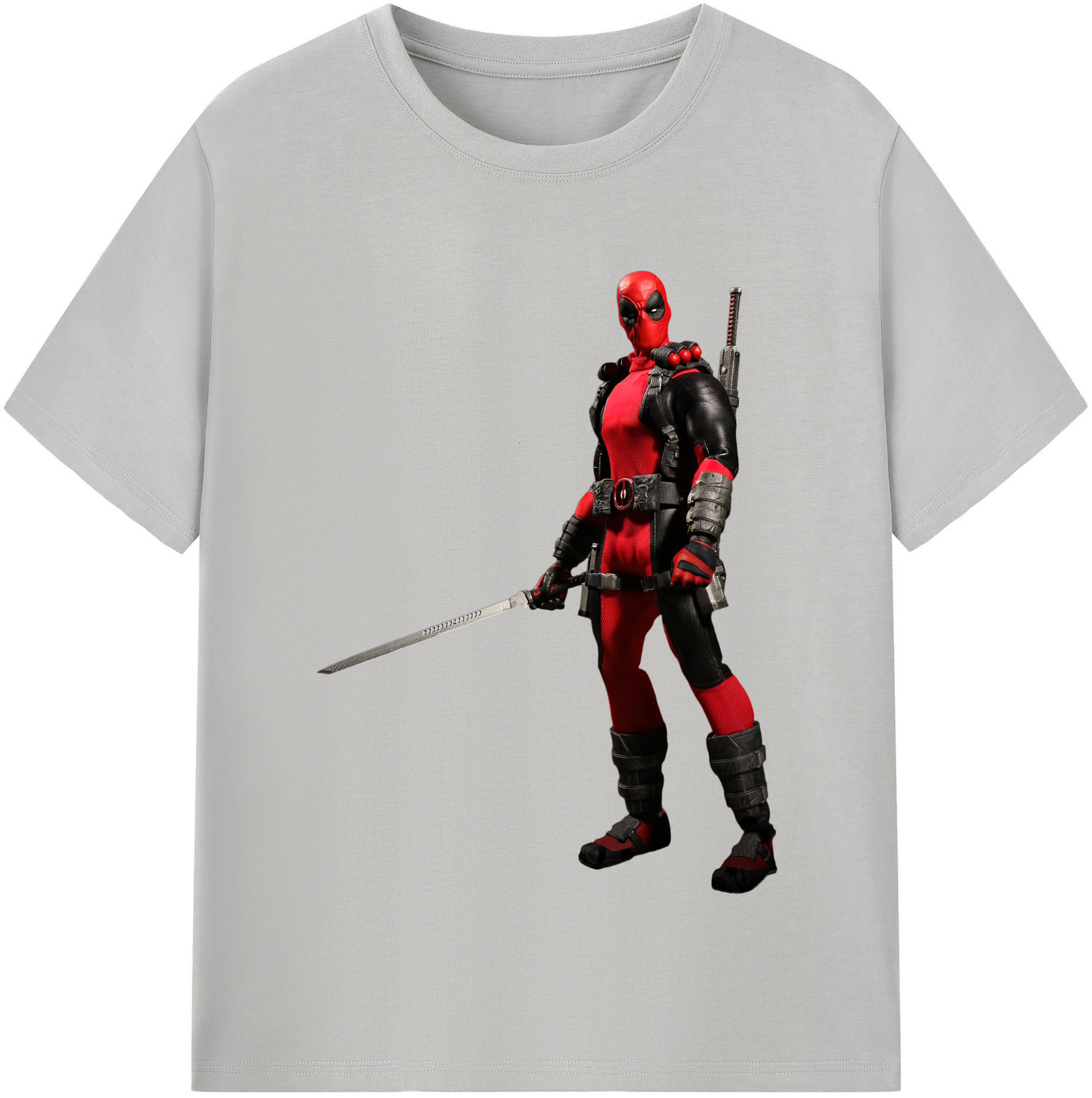 （画像用） Deadpool デッドプール 綿100％半袖Tシャツ（フロントプリント）