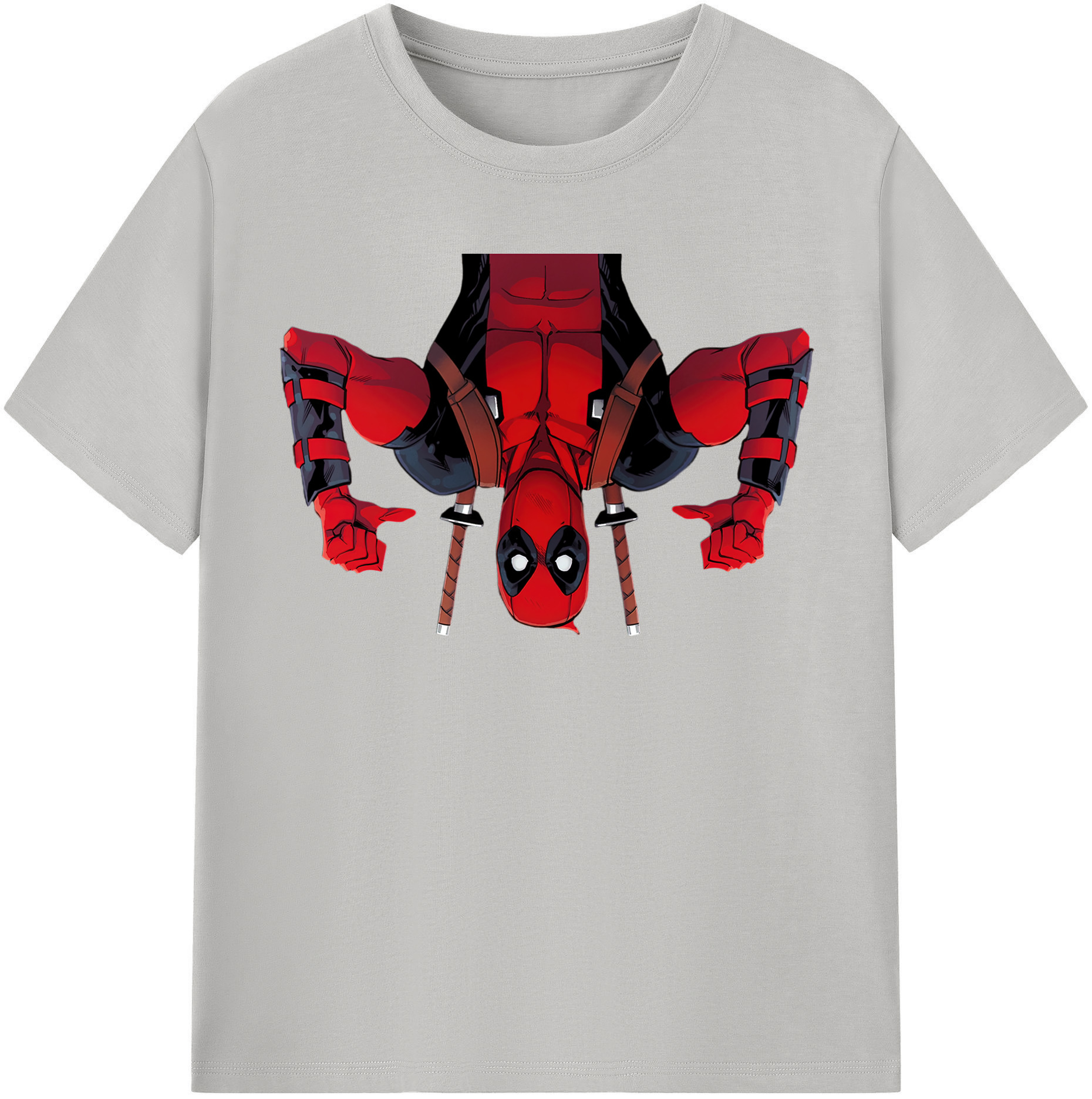 （画像用） Deadpool デッドプール 綿100％半袖Tシャツ（フロントプリント）