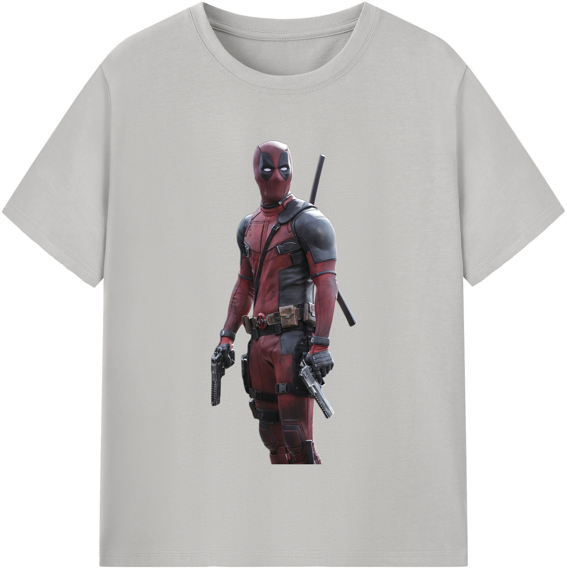 （画像用） Deadpool デッドプール 綿100％半袖Tシャツ（フロントプリント）