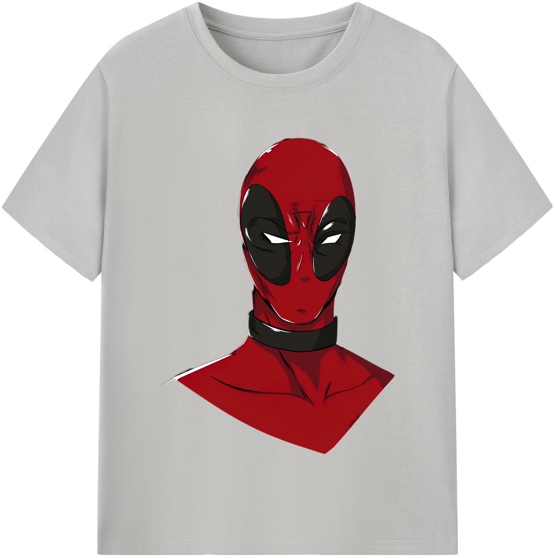 （画像用） Deadpool デッドプール 綿100％半袖Tシャツ（フロントプリント）