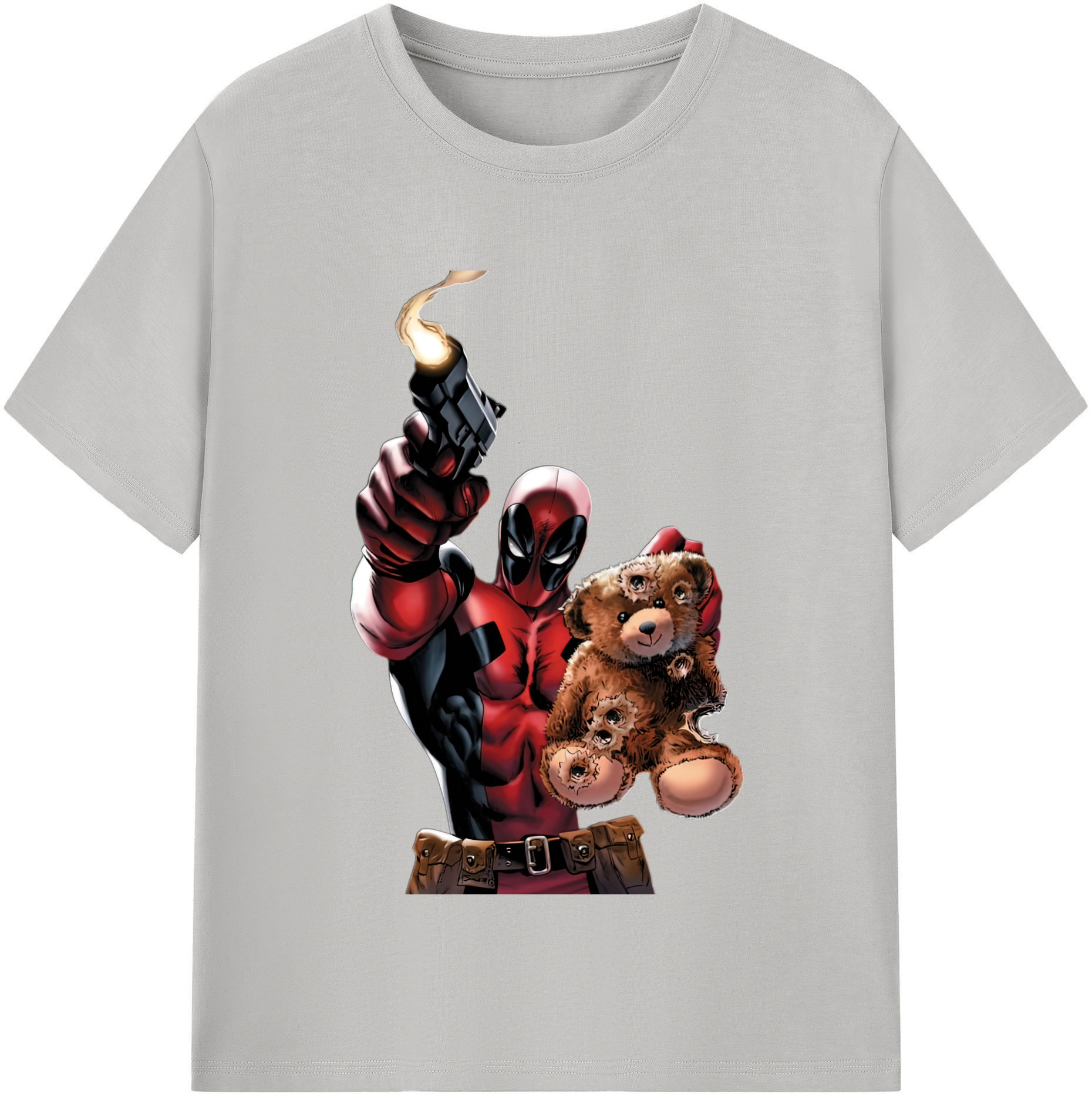 （画像用） Deadpool デッドプール 綿100％半袖Tシャツ（フロントプリント）