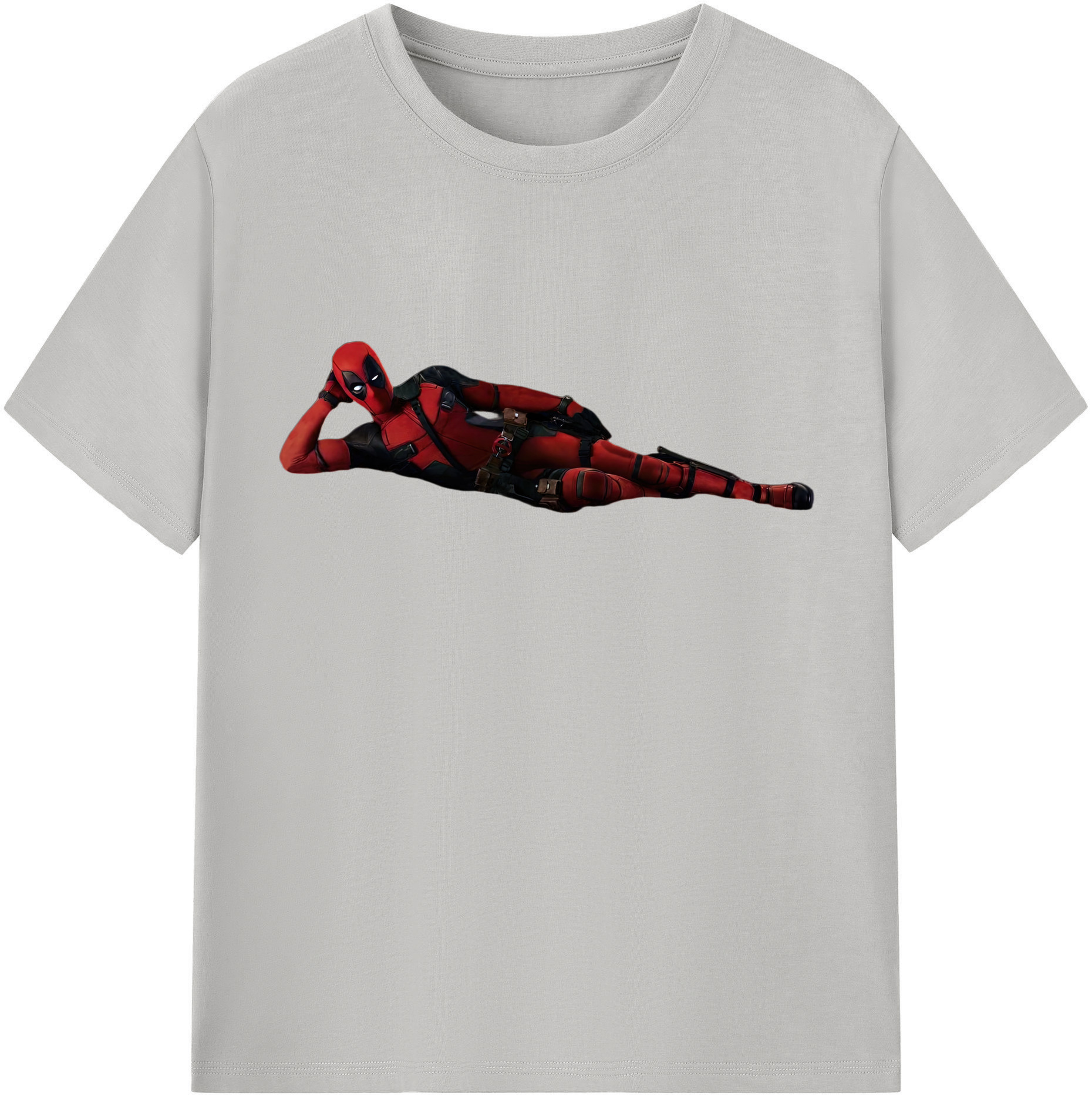 （画像用） Deadpool デッドプール 綿100％半袖Tシャツ（フロントプリント）