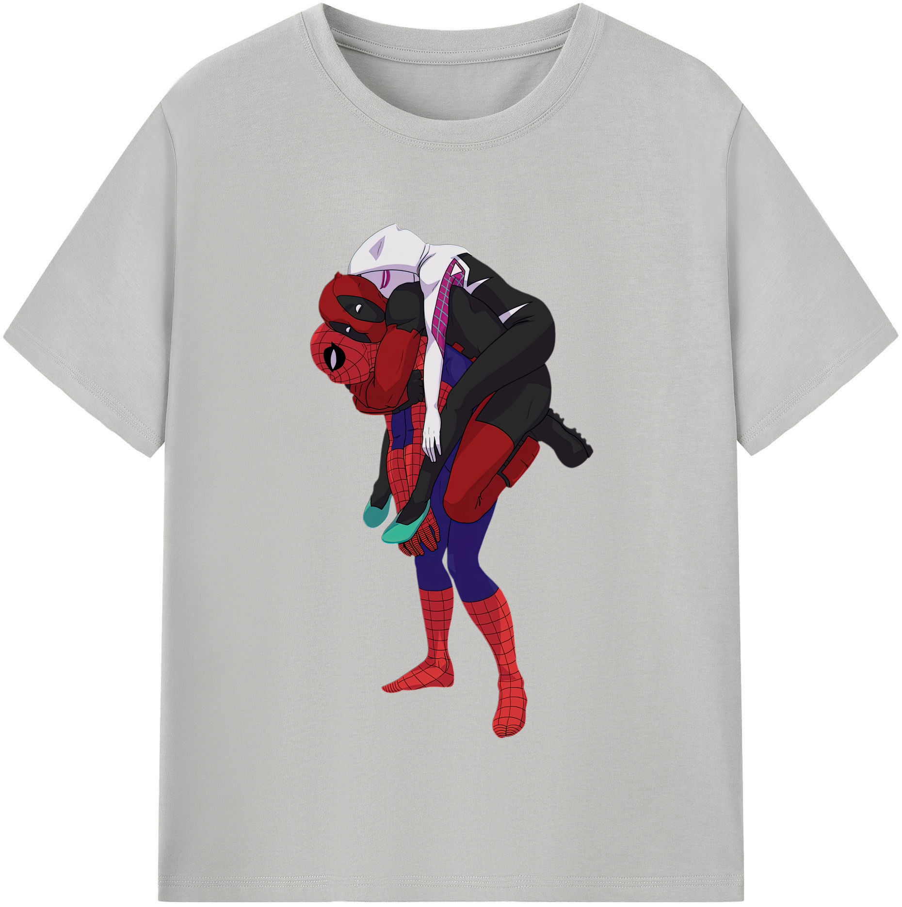 （画像用） Deadpool デッドプール 綿100％半袖Tシャツ（フロントプリント）