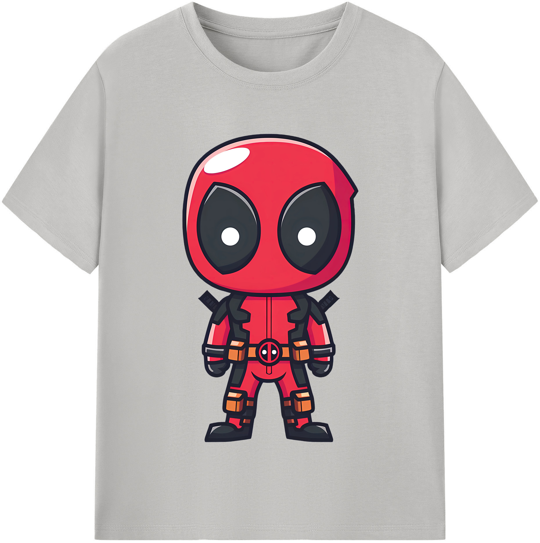 （画像用） Deadpool デッドプール 綿100％半袖Tシャツ（フロントプリント）
