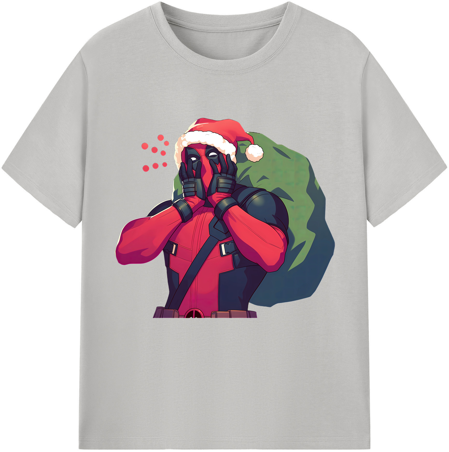（画像用） Deadpool デッドプール 綿100％半袖Tシャツ（フロントプリント）