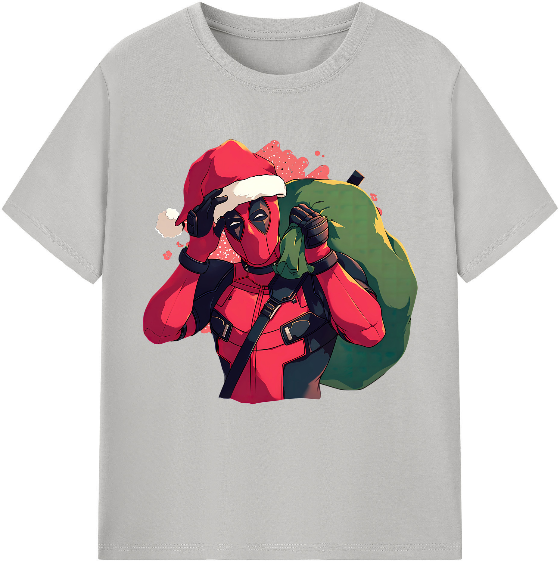 （画像用） Deadpool デッドプール 綿100％半袖Tシャツ（フロントプリント）
