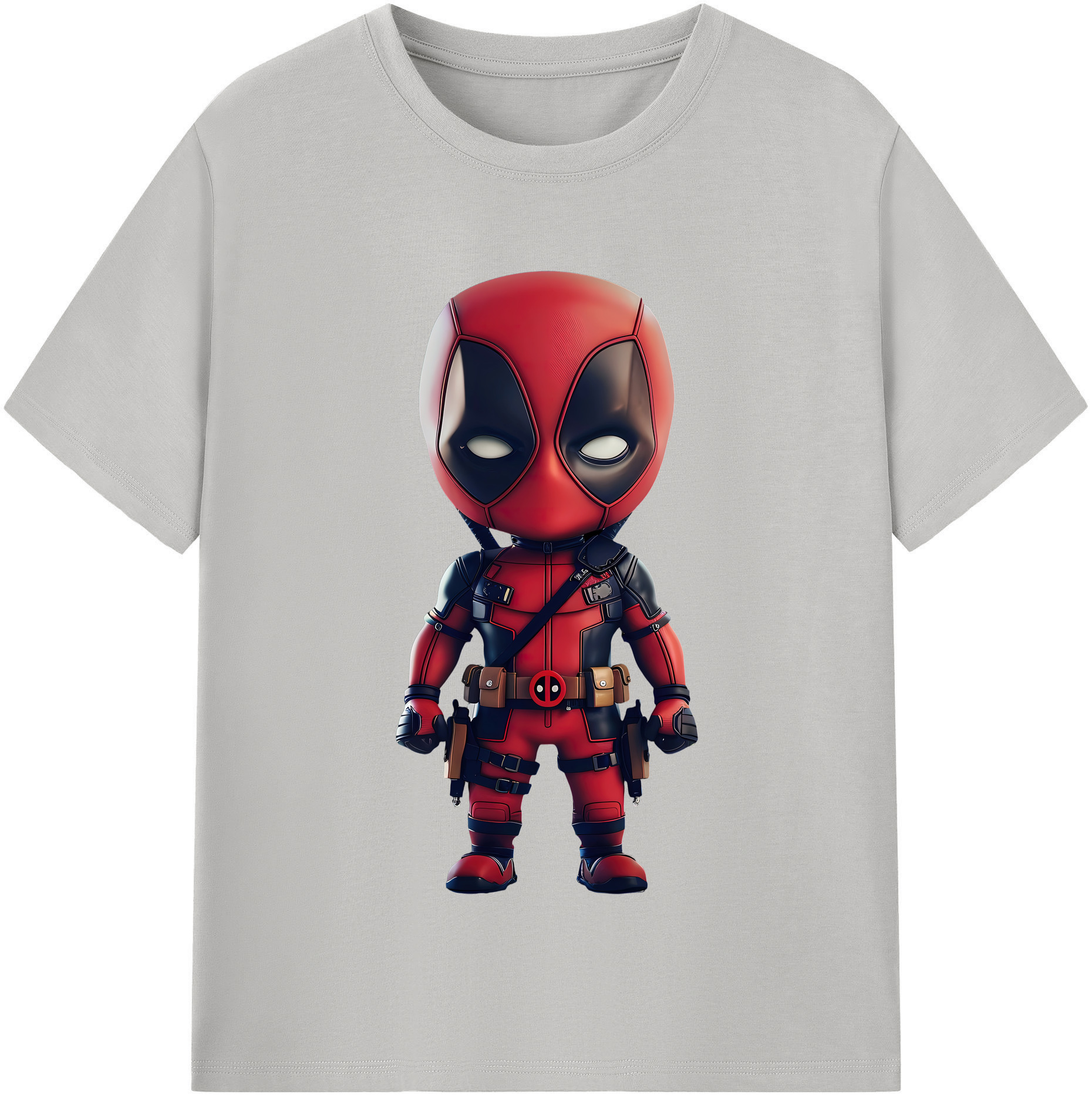 （画像用） Deadpool デッドプール 綿100％半袖Tシャツ（フロントプリント）