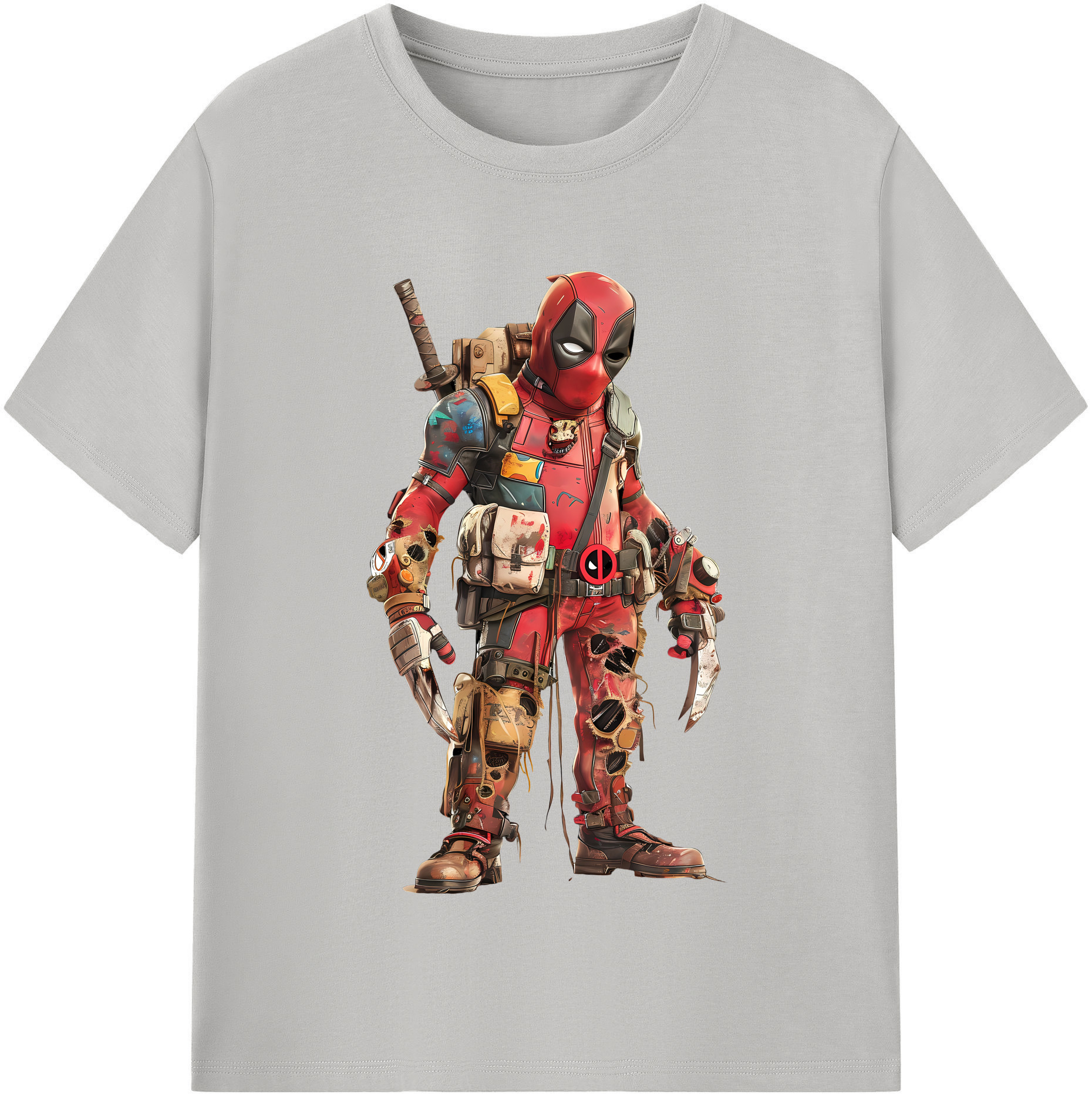 （画像用） Deadpool デッドプール 綿100％半袖Tシャツ（フロントプリント）