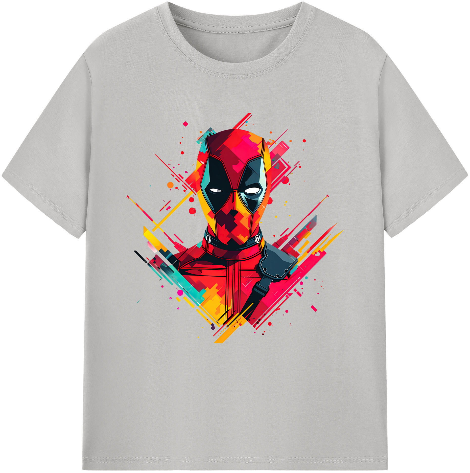 （画像用） Deadpool デッドプール 綿100％半袖Tシャツ（フロントプリント）