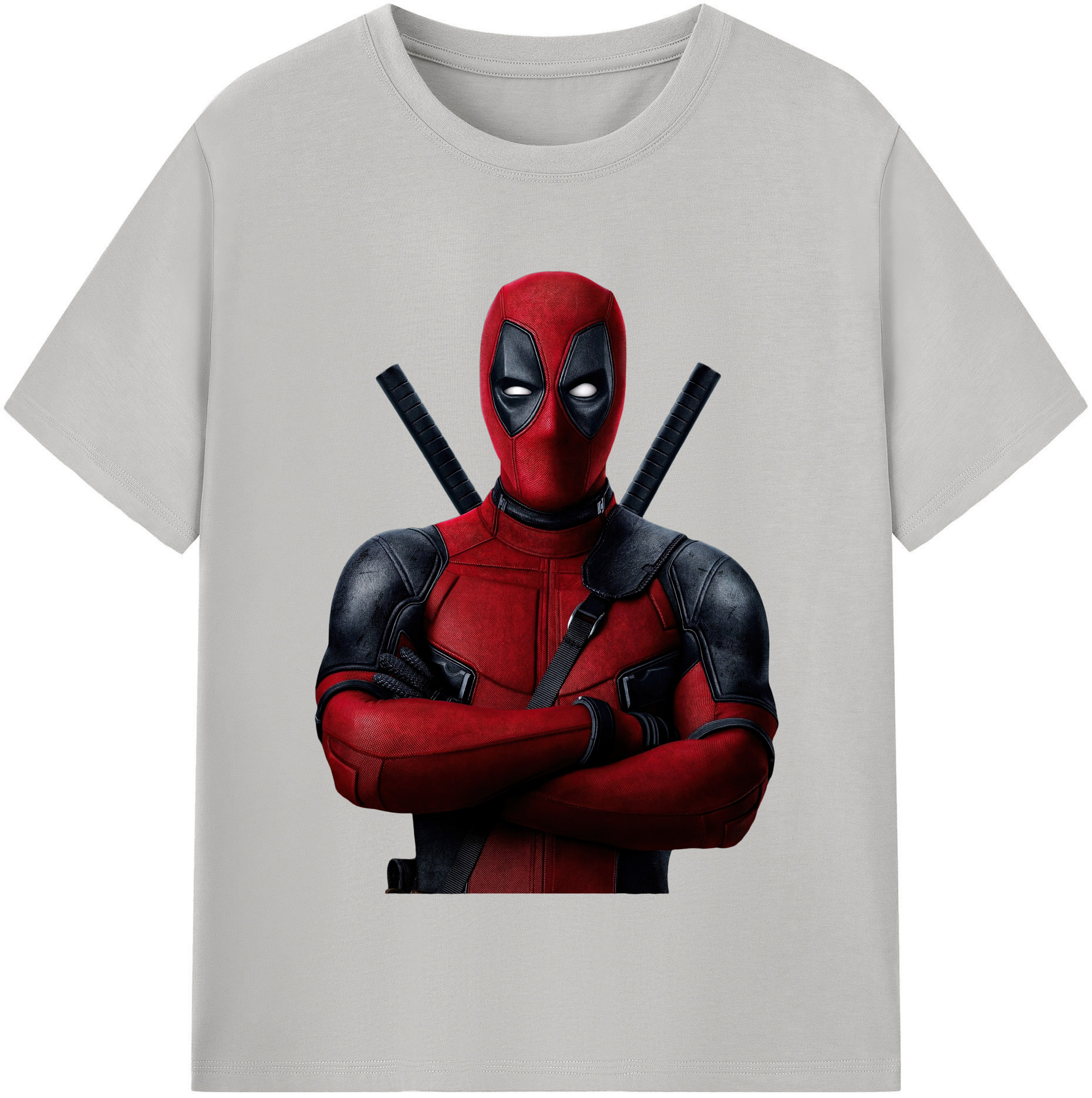 （画像用） Deadpool デッドプール 綿100％半袖Tシャツ（フロントプリント）