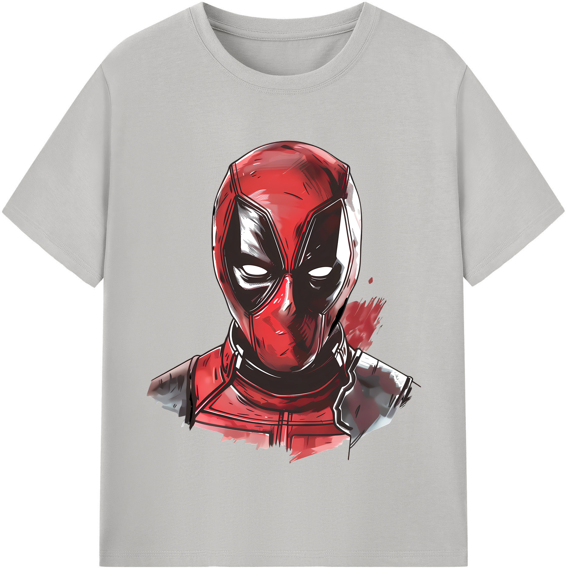 （画像用） Deadpool デッドプール 綿100％半袖Tシャツ（フロントプリント）