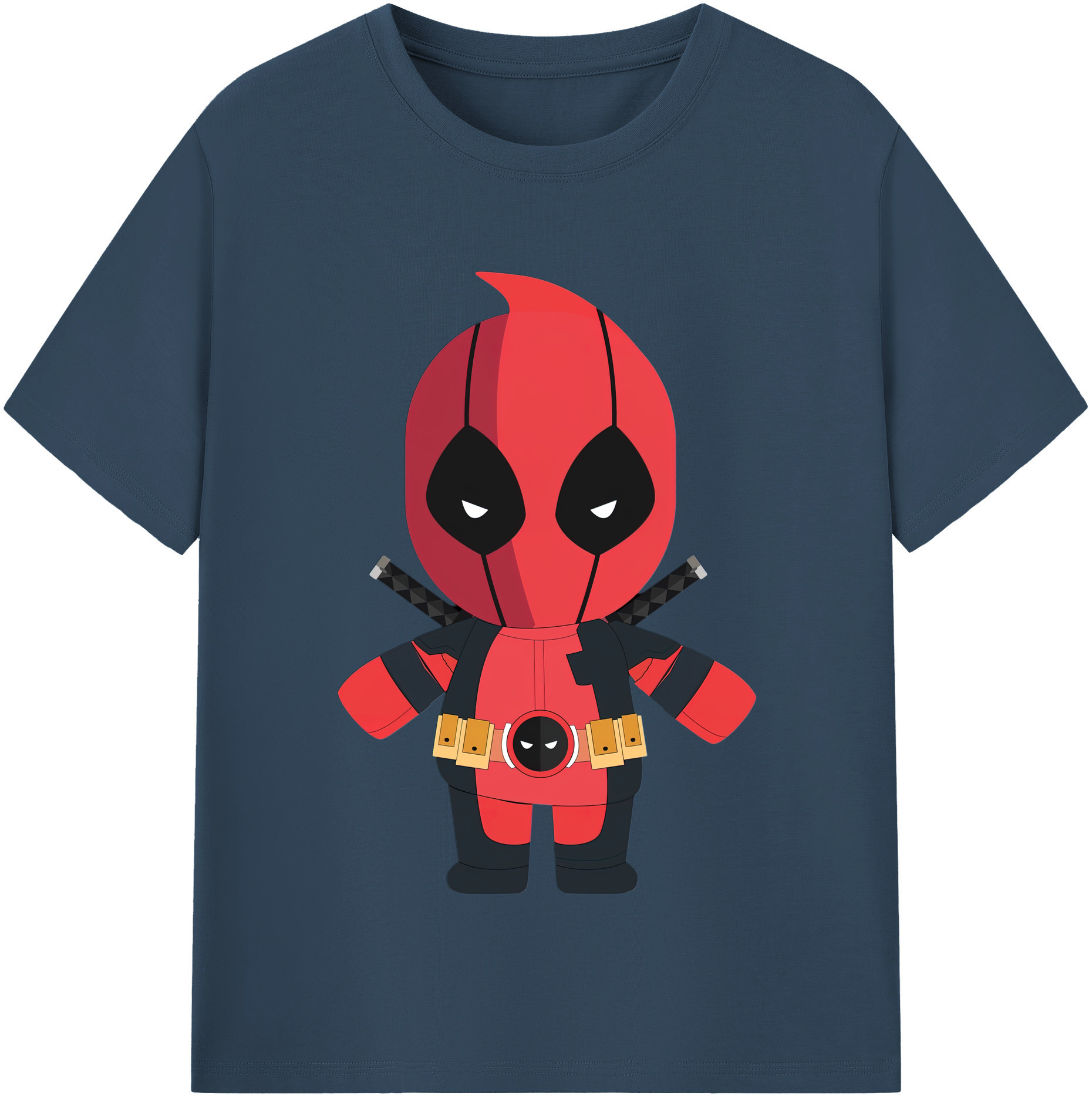 （画像用） Deadpool デッドプール 綿100％半袖Tシャツ（フロントプリント）