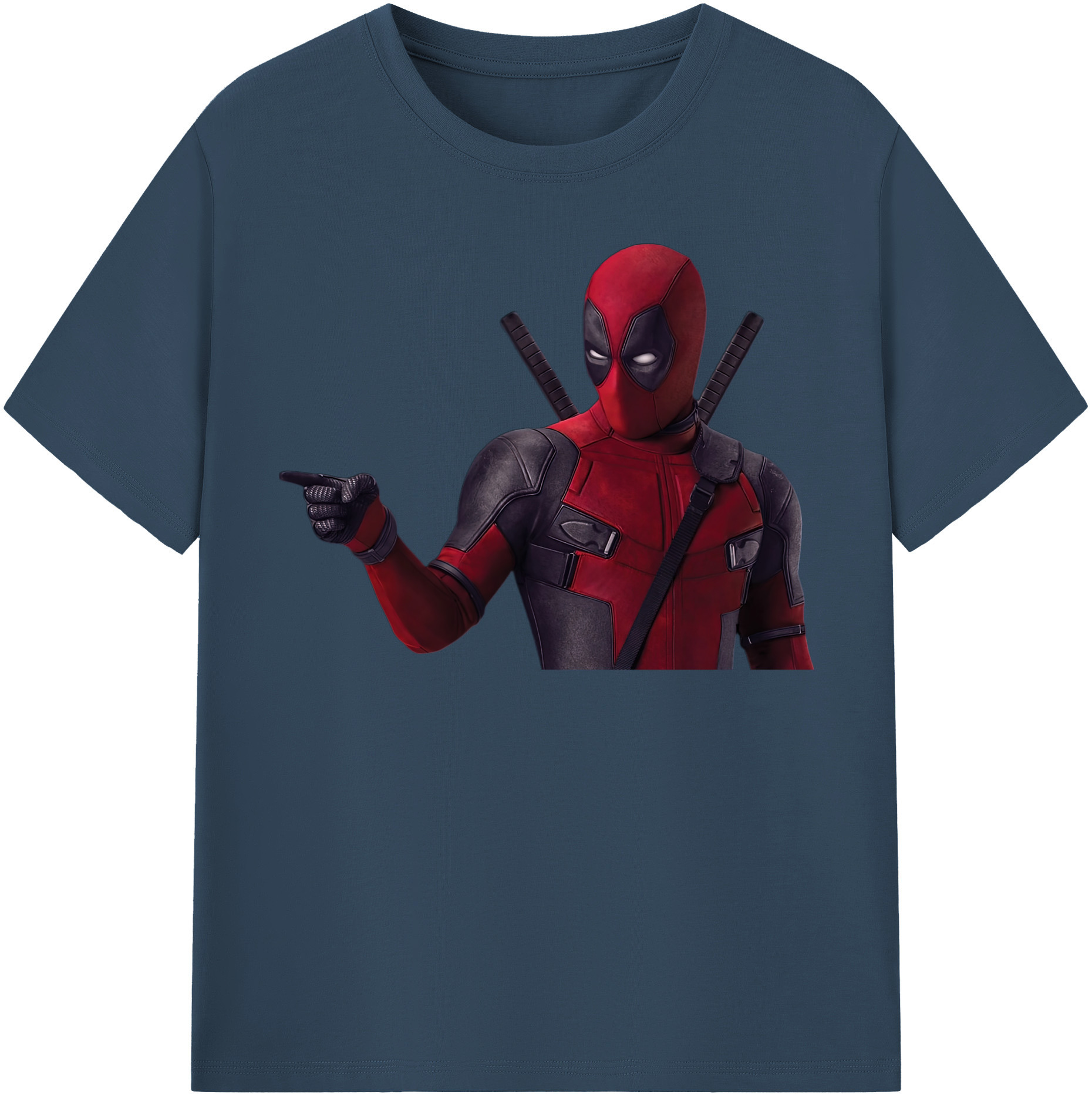 （画像用） Deadpool デッドプール 綿100％半袖Tシャツ（フロントプリント）