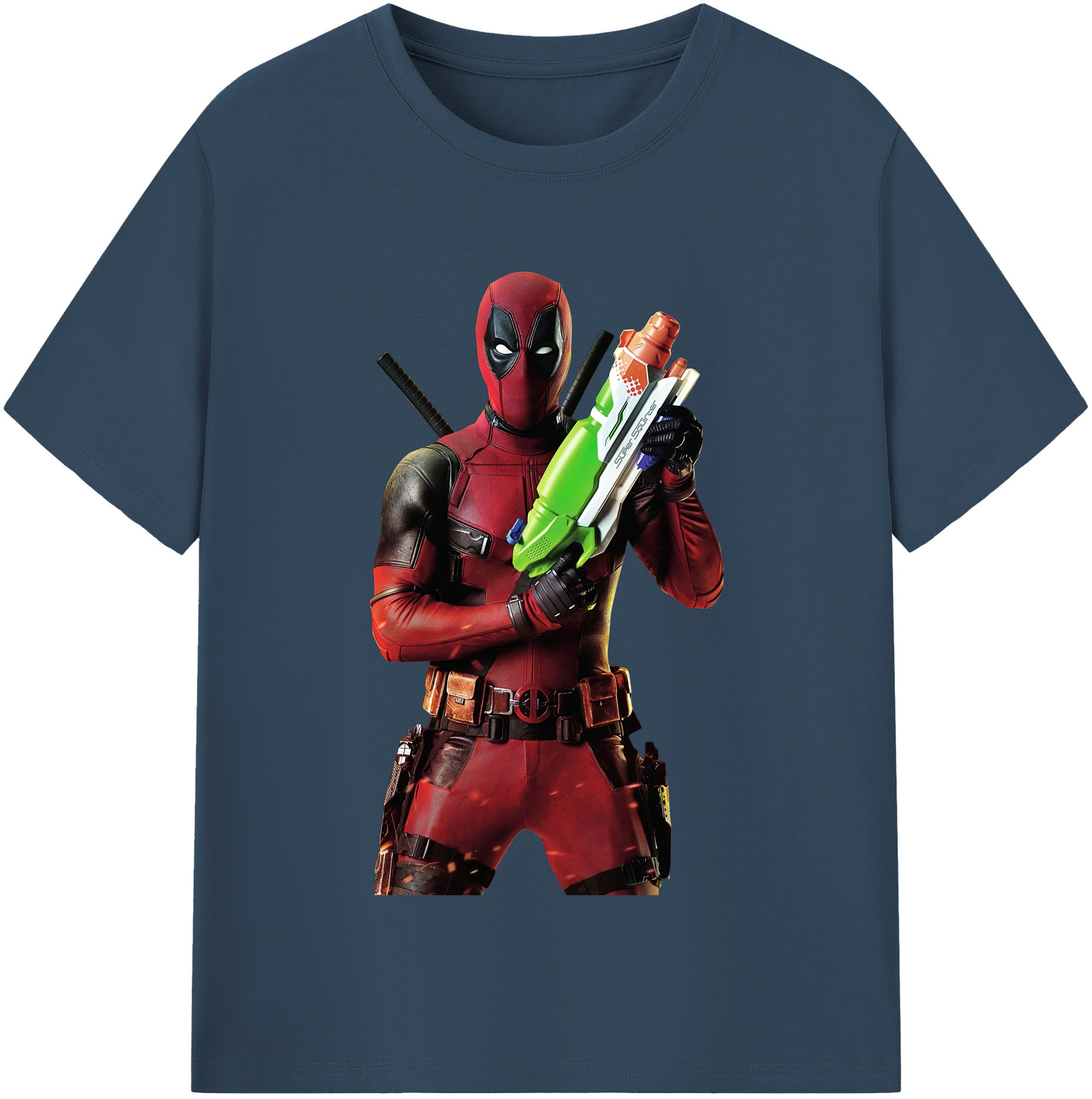 （画像用） Deadpool デッドプール 綿100％半袖Tシャツ（フロントプリント）