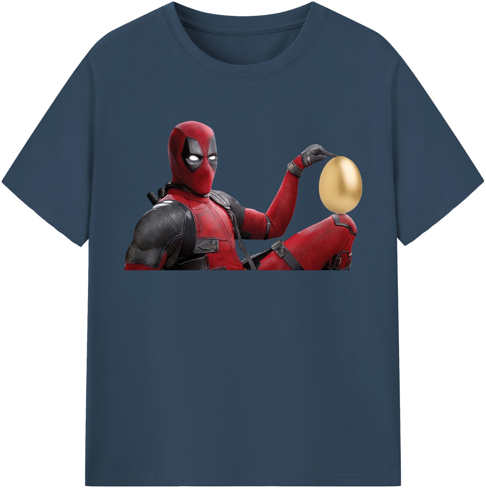 （画像用） Deadpool デッドプール 綿100％半袖Tシャツ（フロントプリント）