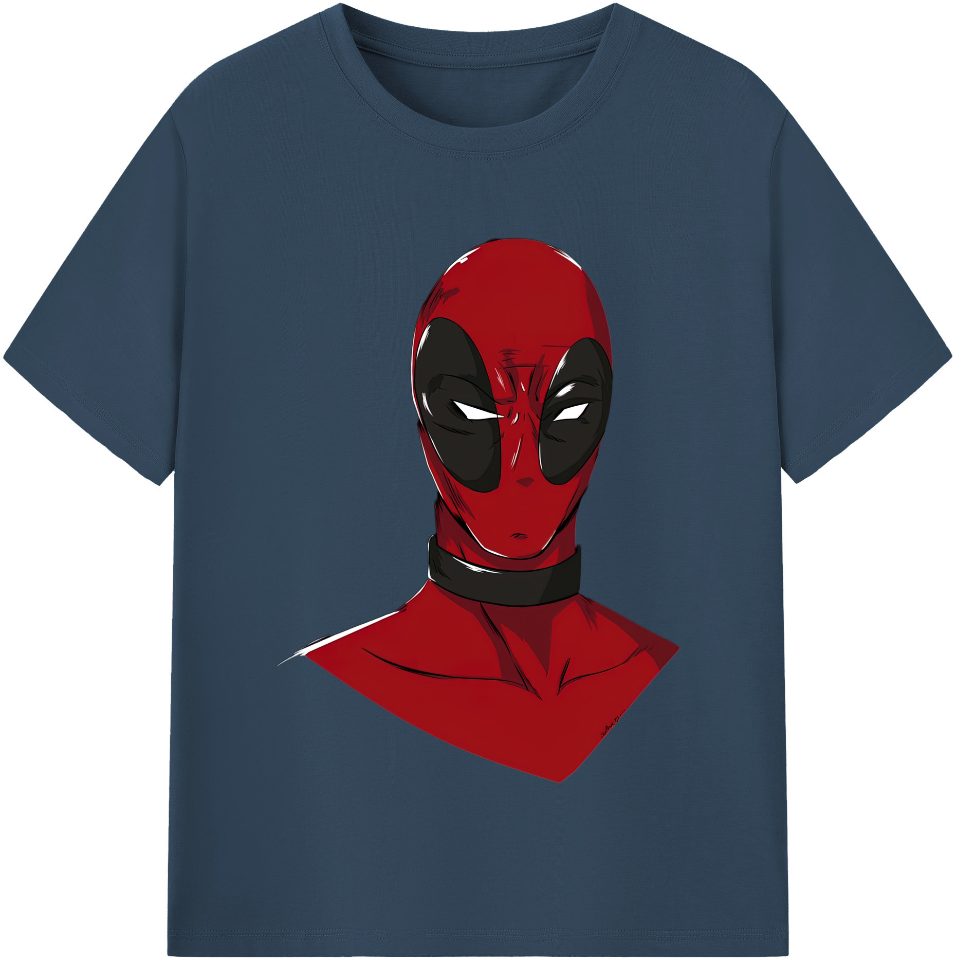 （画像用） Deadpool デッドプール 綿100％半袖Tシャツ（フロントプリント）