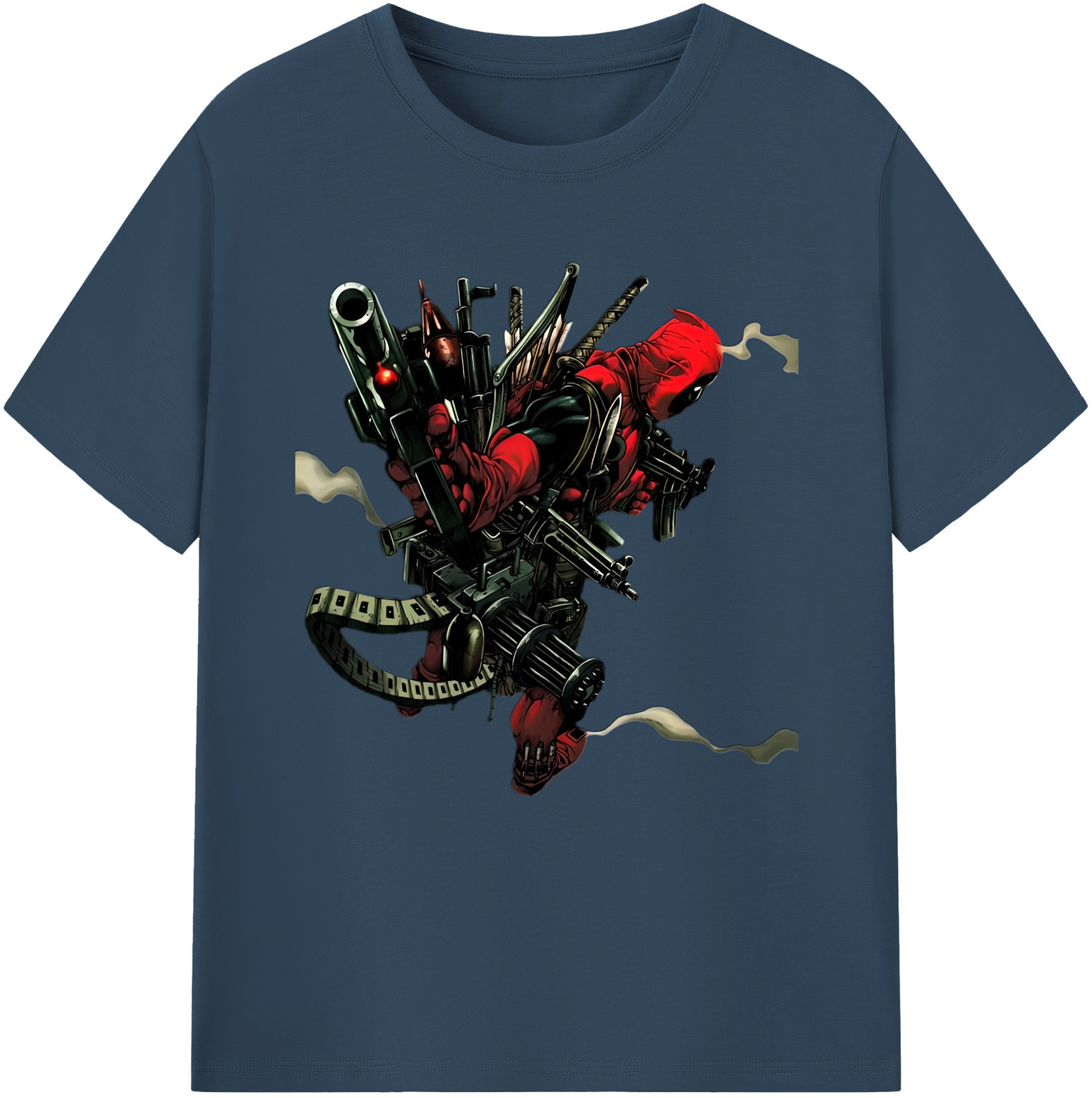 （画像用） Deadpool デッドプール 綿100％半袖Tシャツ（フロントプリント）