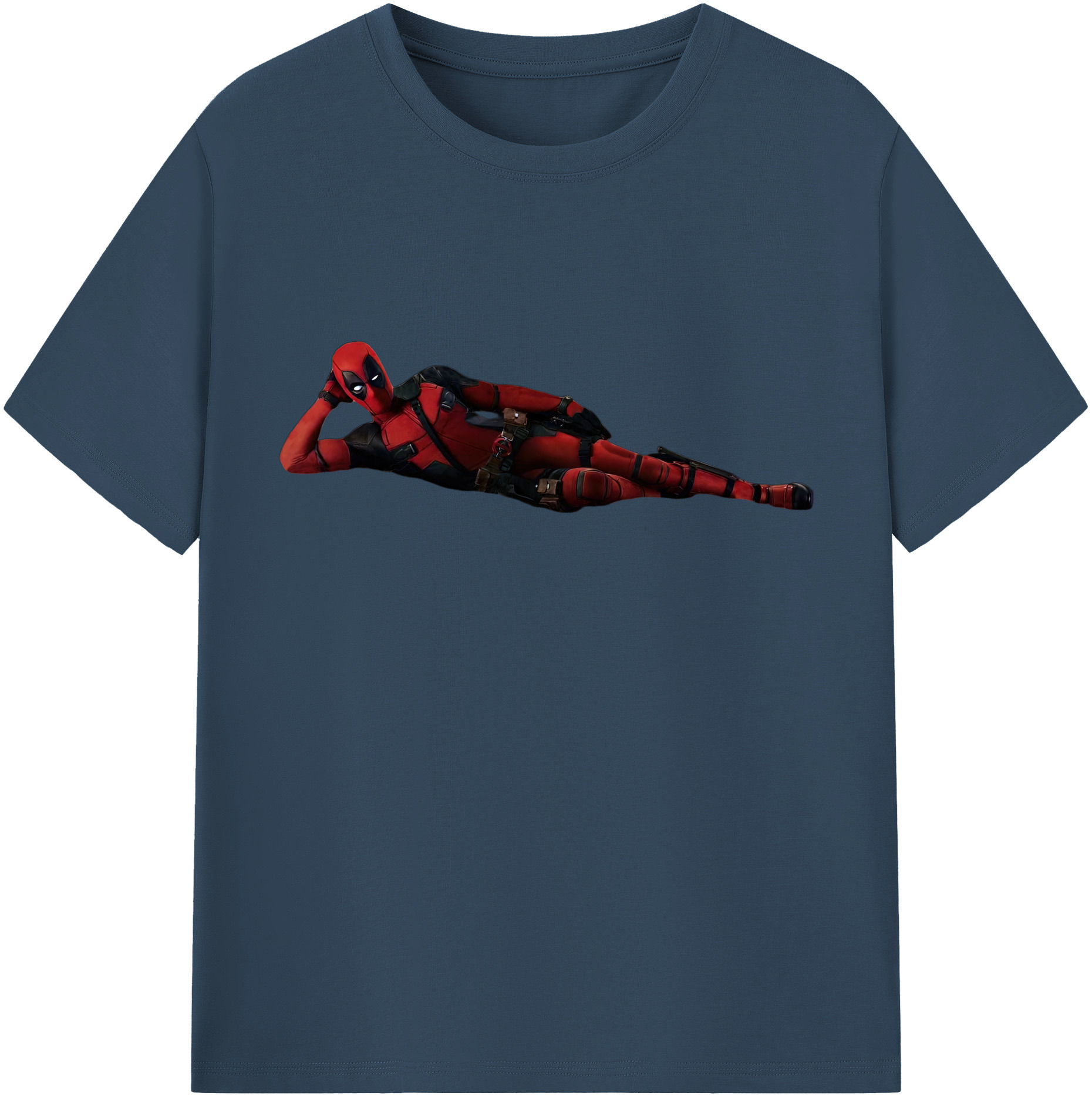 （画像用） Deadpool デッドプール 綿100％半袖Tシャツ（フロントプリント）