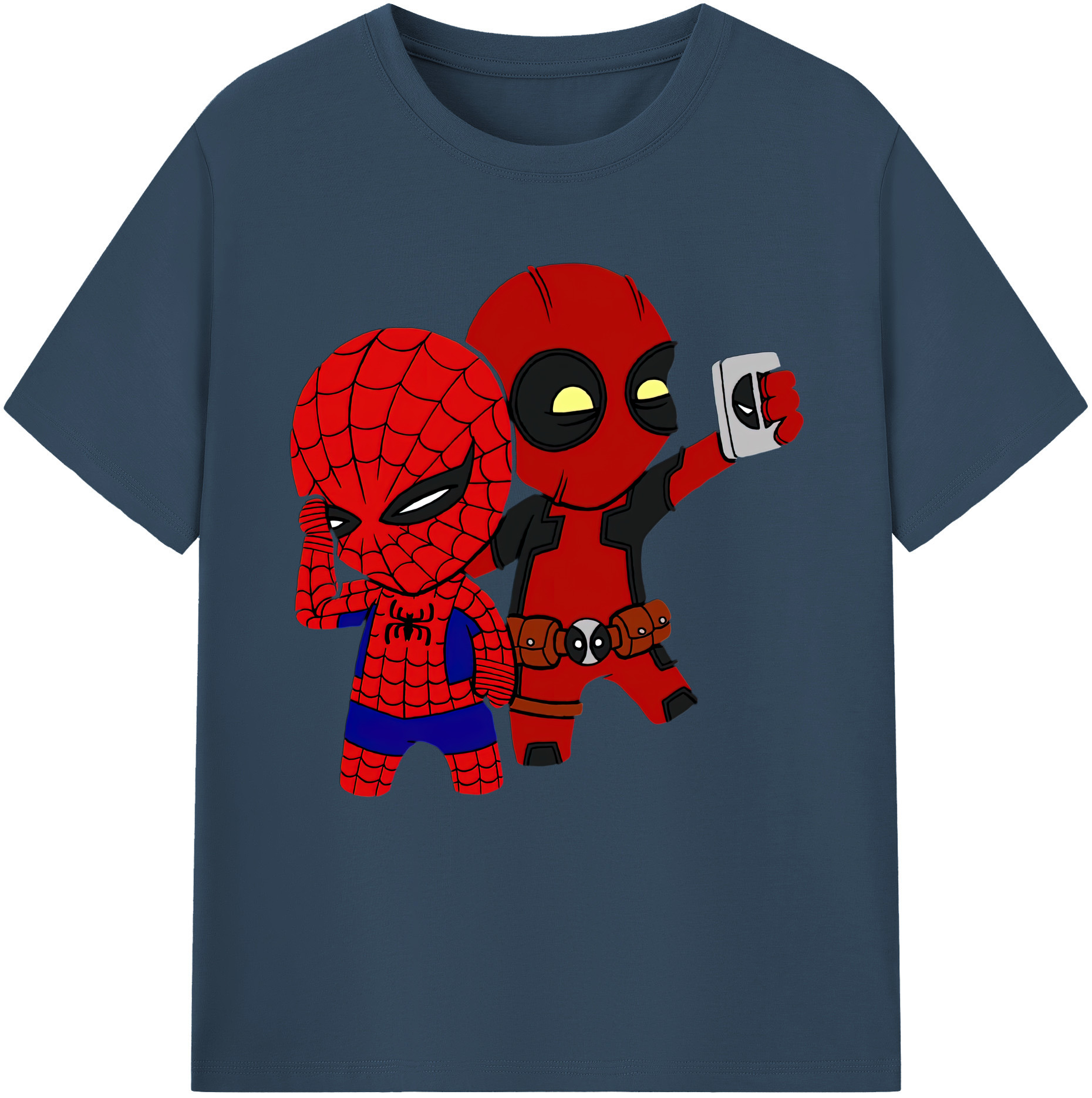 （画像用） Deadpool デッドプール 綿100％半袖Tシャツ（フロントプリント）