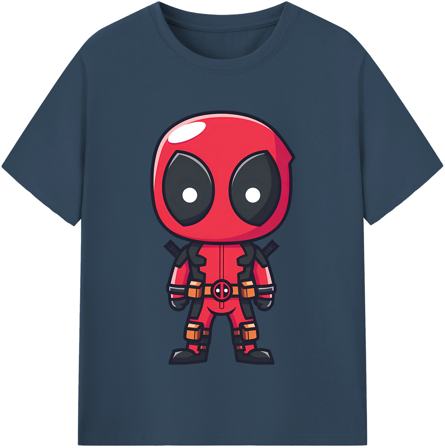 （画像用） Deadpool デッドプール 綿100％半袖Tシャツ（フロントプリント）