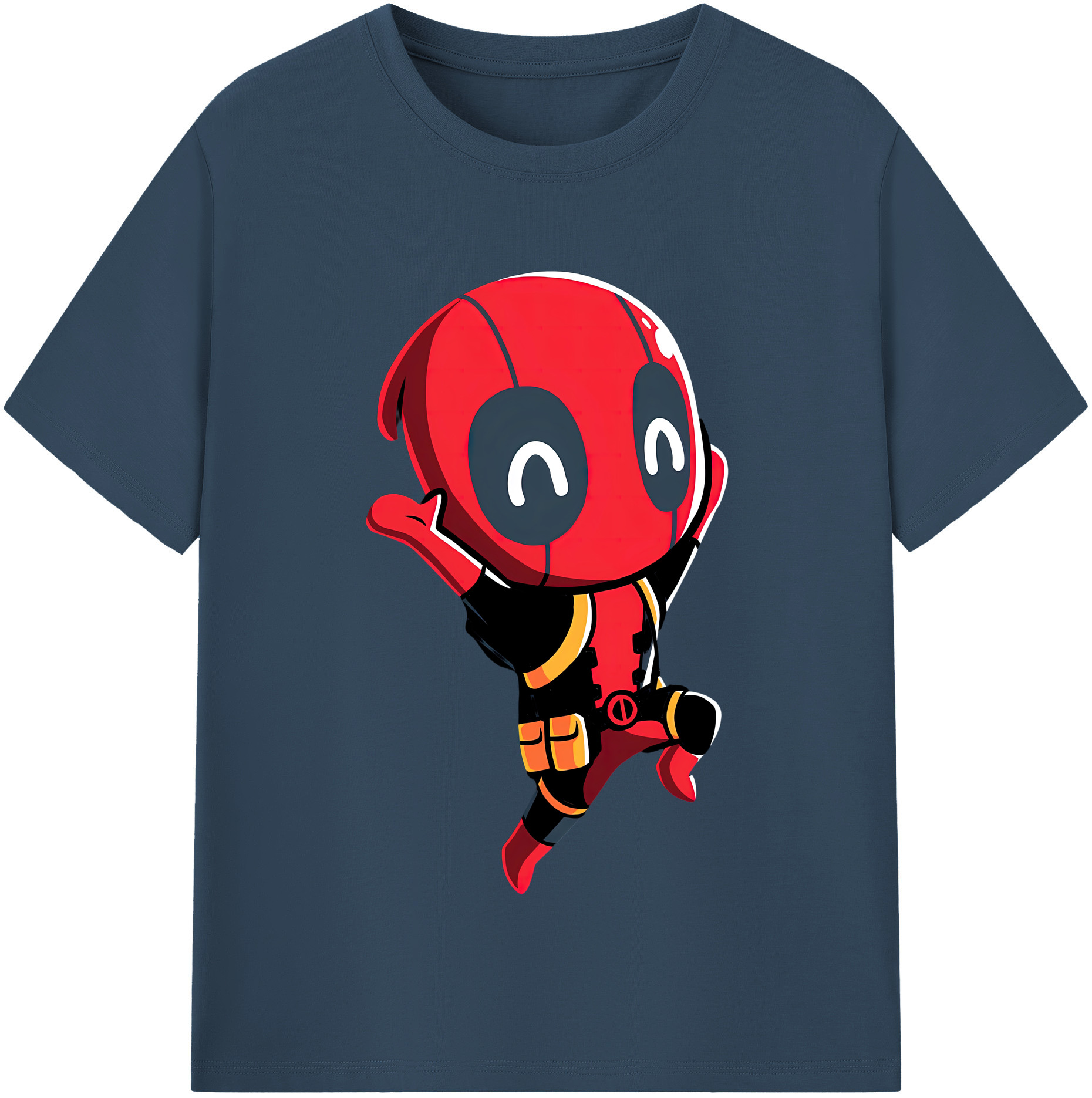 （画像用） Deadpool デッドプール 綿100％半袖Tシャツ（フロントプリント）