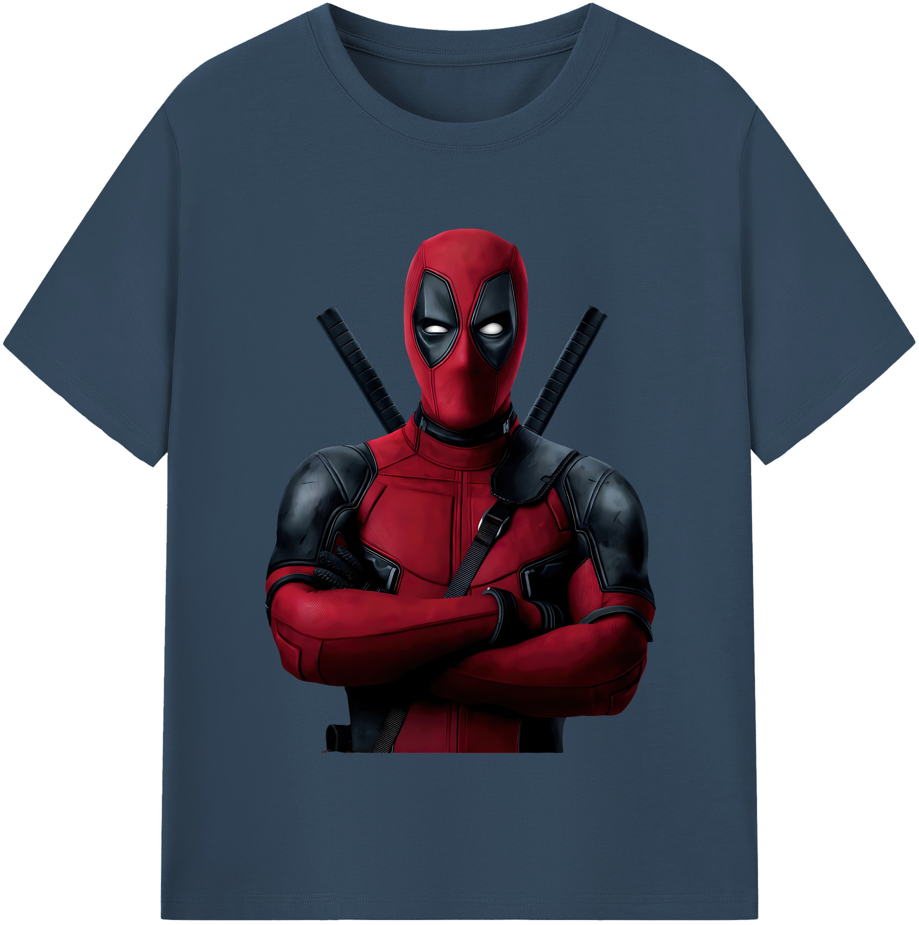（画像用） Deadpool デッドプール 綿100％半袖Tシャツ（フロントプリント）