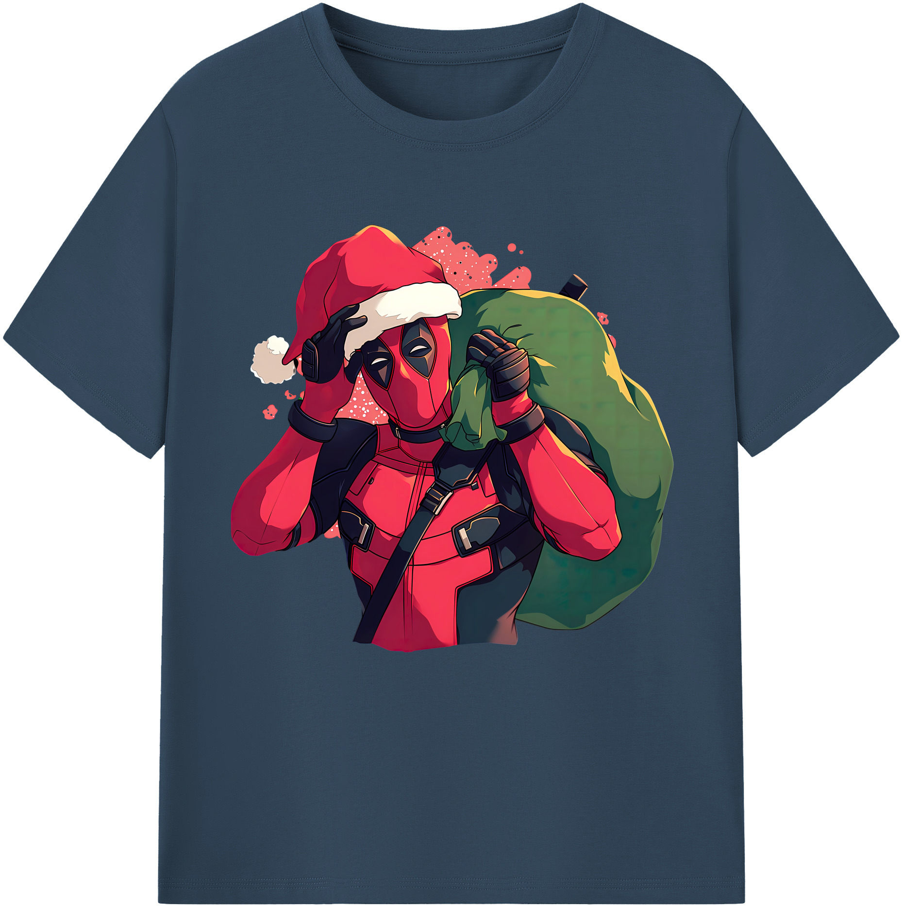 （画像用） Deadpool デッドプール 綿100％半袖Tシャツ（フロントプリント）