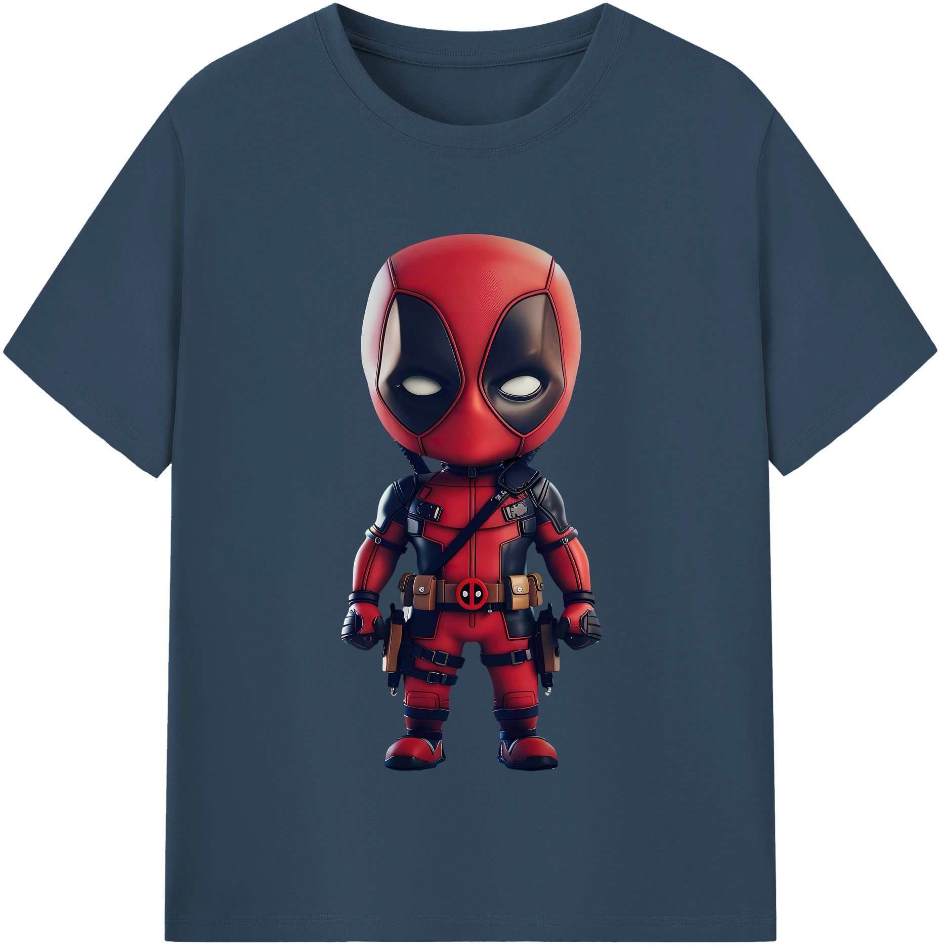 （画像用） Deadpool デッドプール 綿100％半袖Tシャツ（フロントプリント）