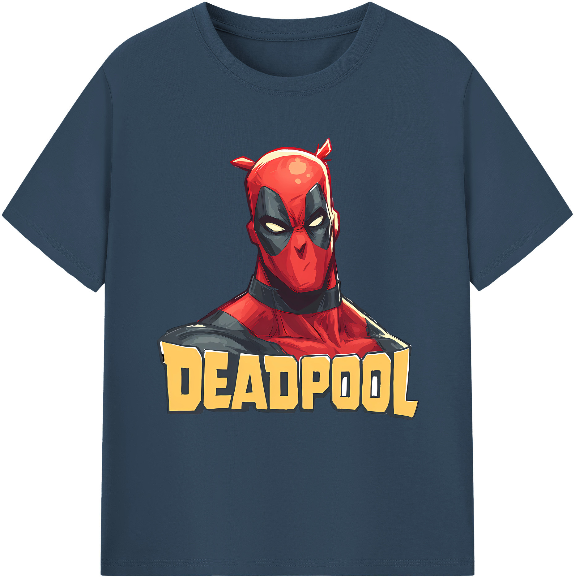 （画像用） Deadpool デッドプール 綿100％半袖Tシャツ（フロントプリント）