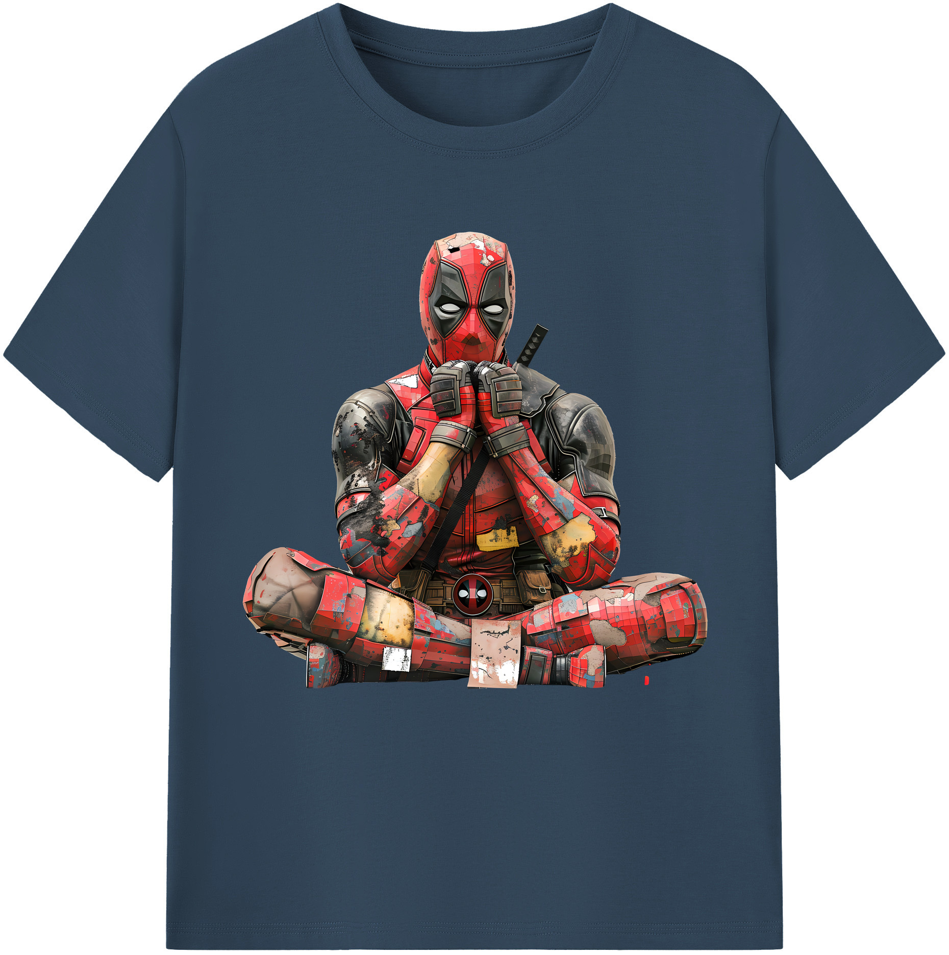 （画像用） Deadpool デッドプール 綿100％半袖Tシャツ（フロントプリント）