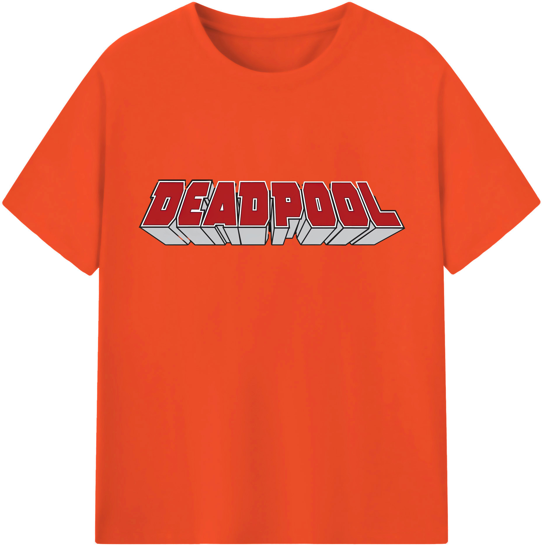 （画像用） Deadpool デッドプール 綿100％半袖Tシャツ（フロントプリント）