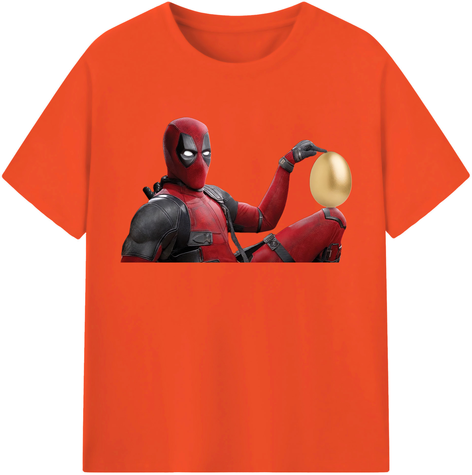 （画像用） Deadpool デッドプール 綿100％半袖Tシャツ（フロントプリント）