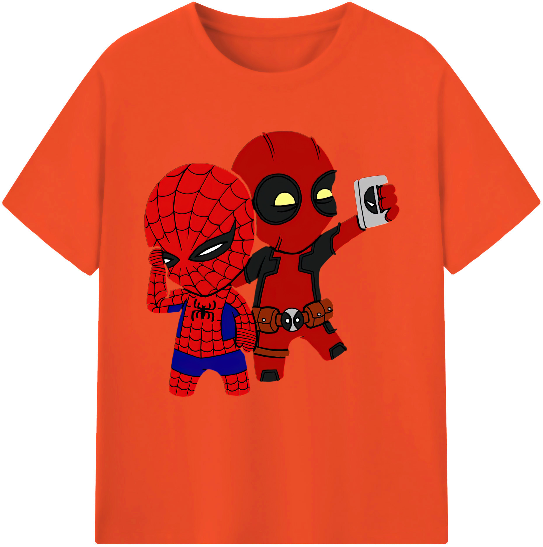 （画像用） Deadpool デッドプール 綿100％半袖Tシャツ（フロントプリント）