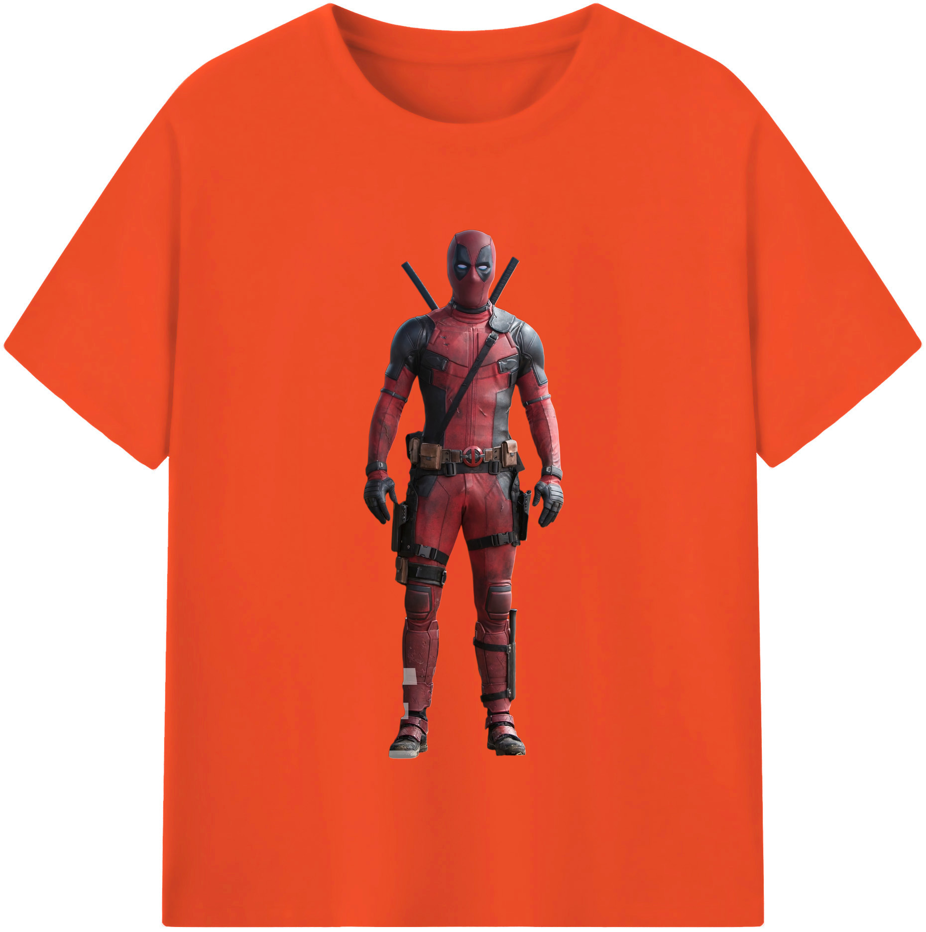 （画像用） Deadpool デッドプール 綿100％半袖Tシャツ（フロントプリント）