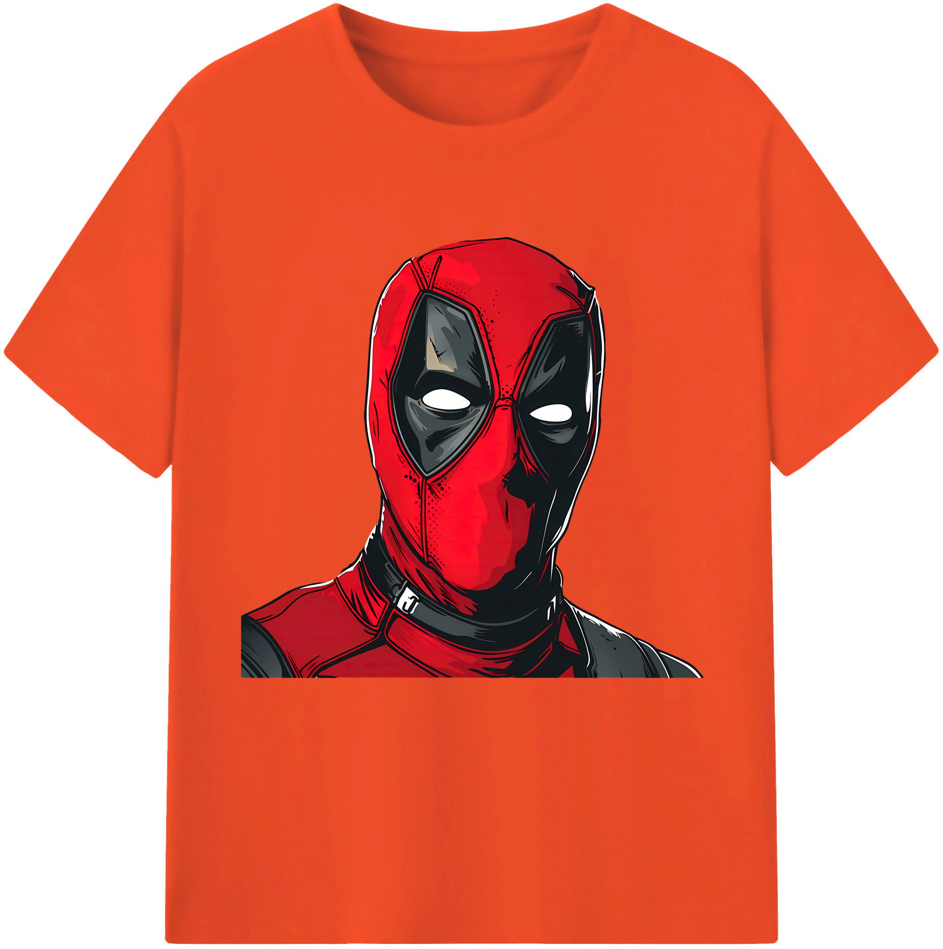 （画像用） Deadpool デッドプール 綿100％半袖Tシャツ（フロントプリント）