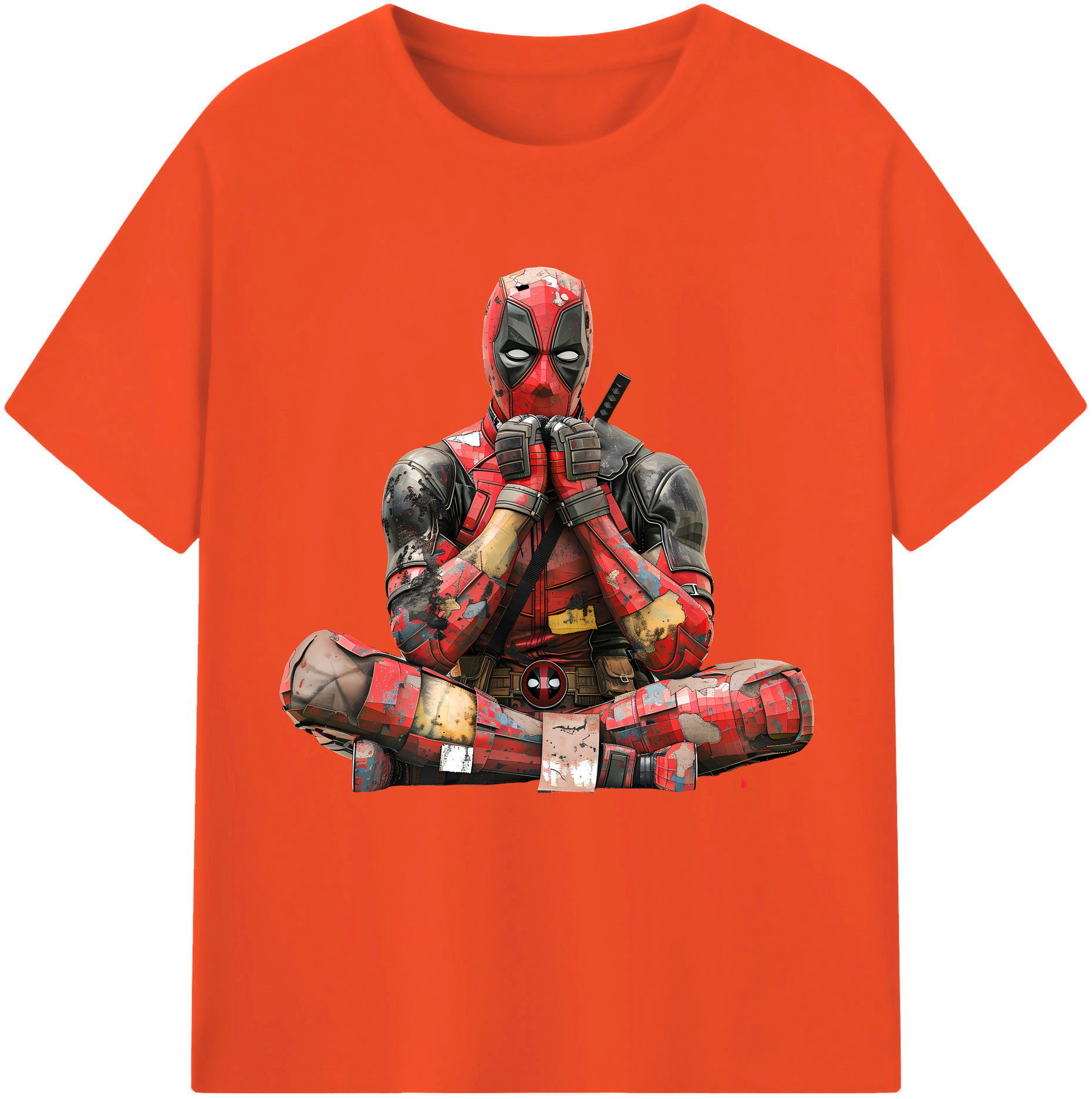 （画像用） Deadpool デッドプール 綿100％半袖Tシャツ（フロントプリント）