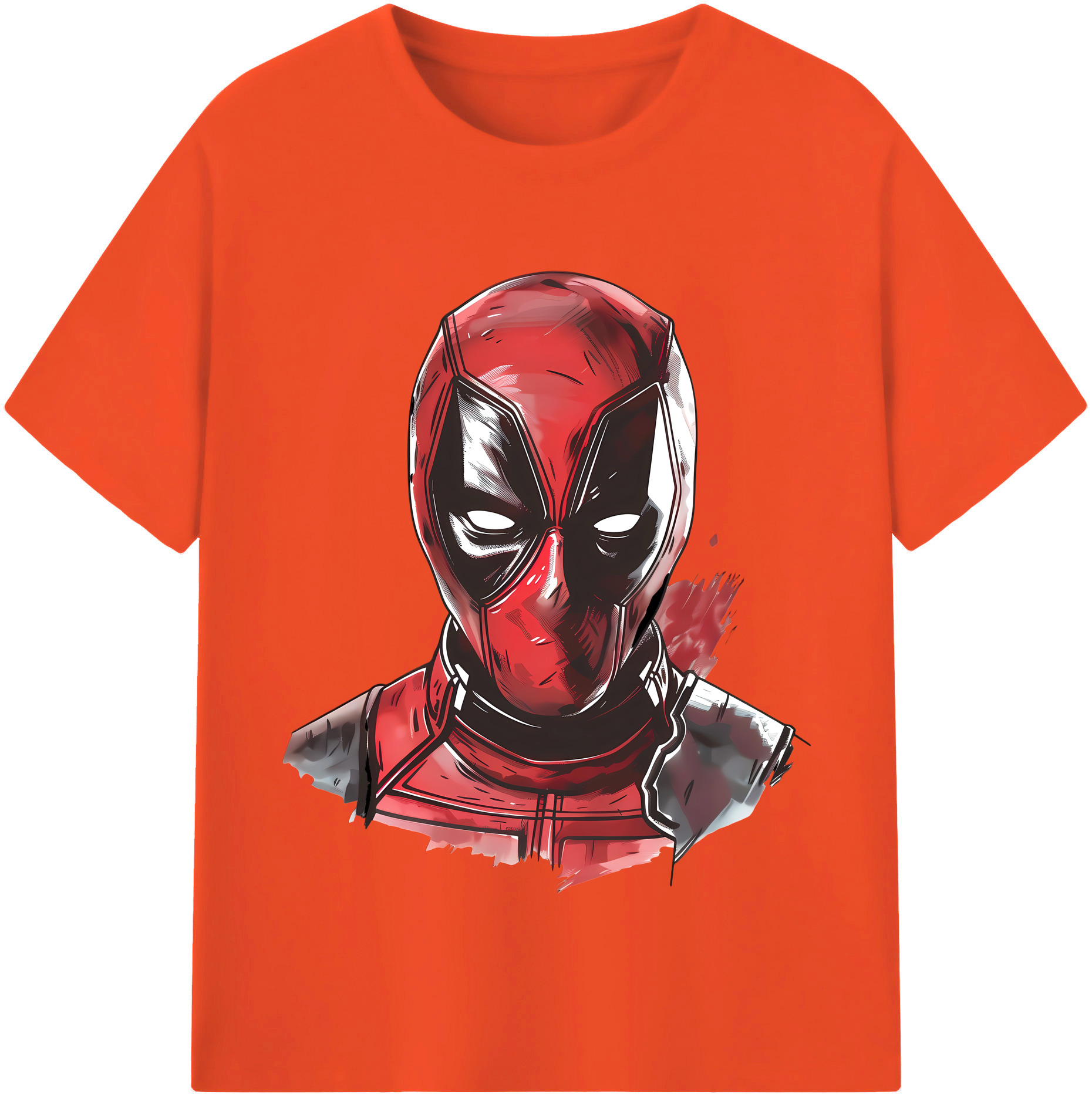 （画像用） Deadpool デッドプール 綿100％半袖Tシャツ（フロントプリント）